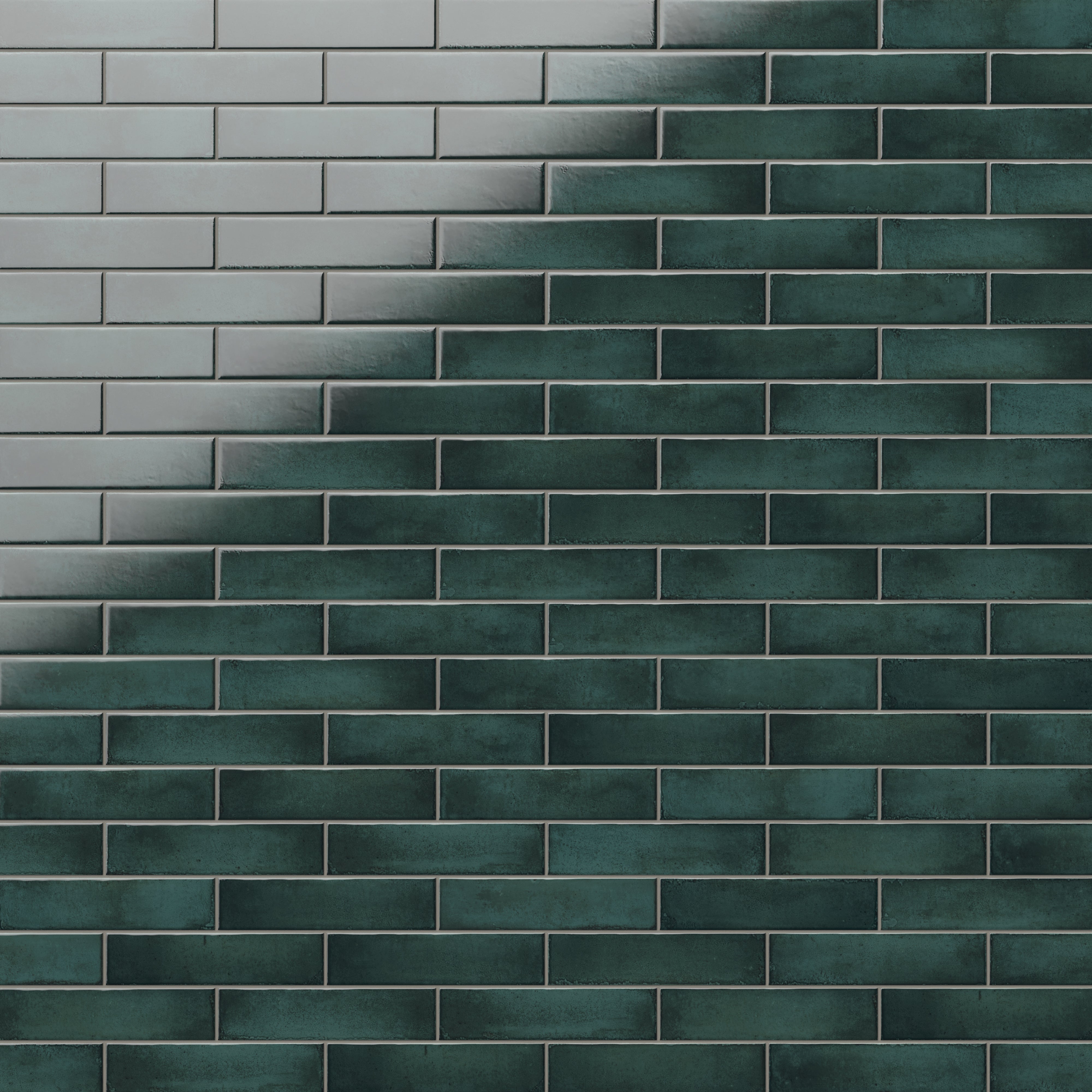 Mara 2 x 10 Glossy Ceramic Tile in Indigo Blue