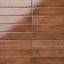 Mara 2x10 Glossy Ceramic Tile in Cinnamon