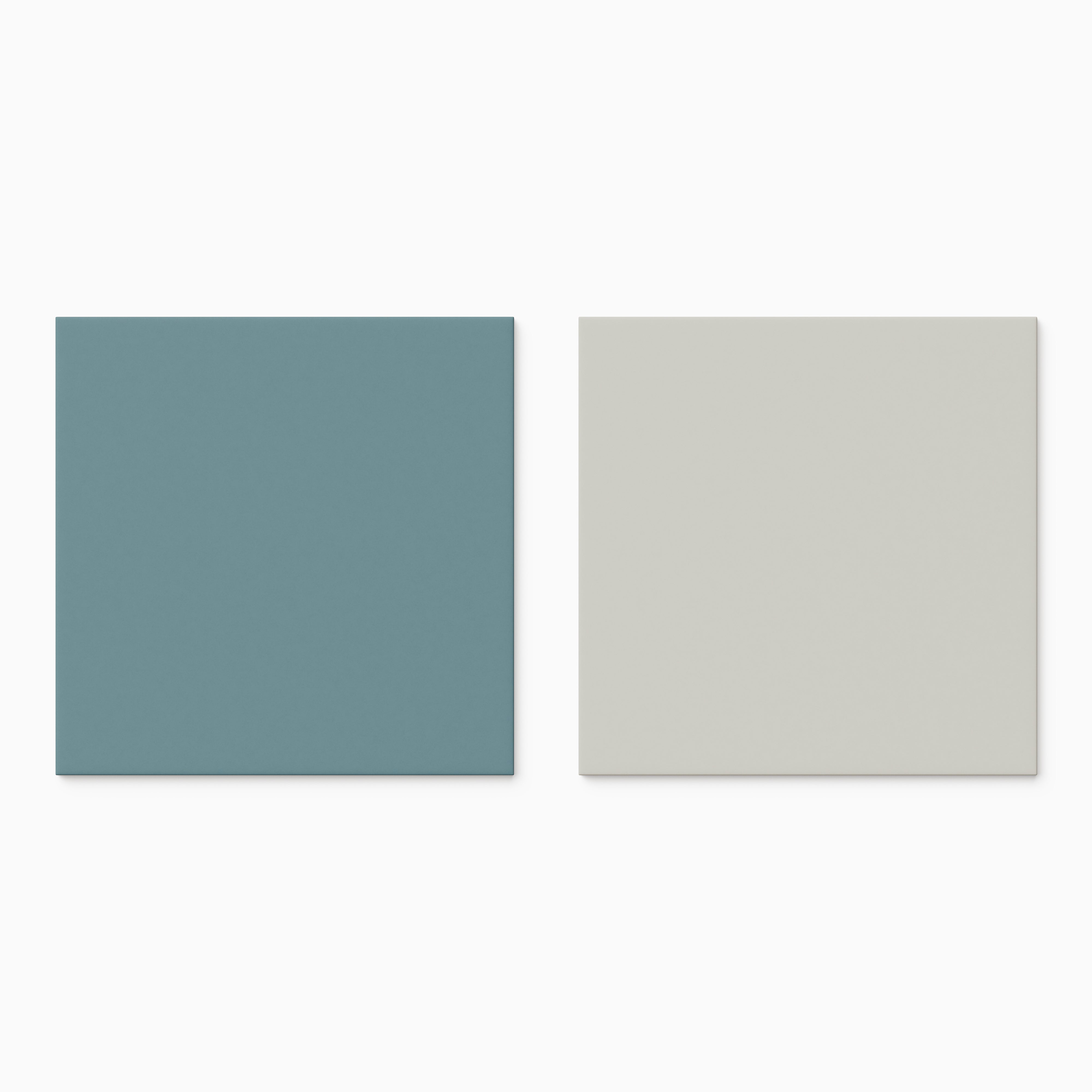 Merrick 8 x 8 Checkerboard Matte Porcelain Tile in Ska Blue and Ambient White