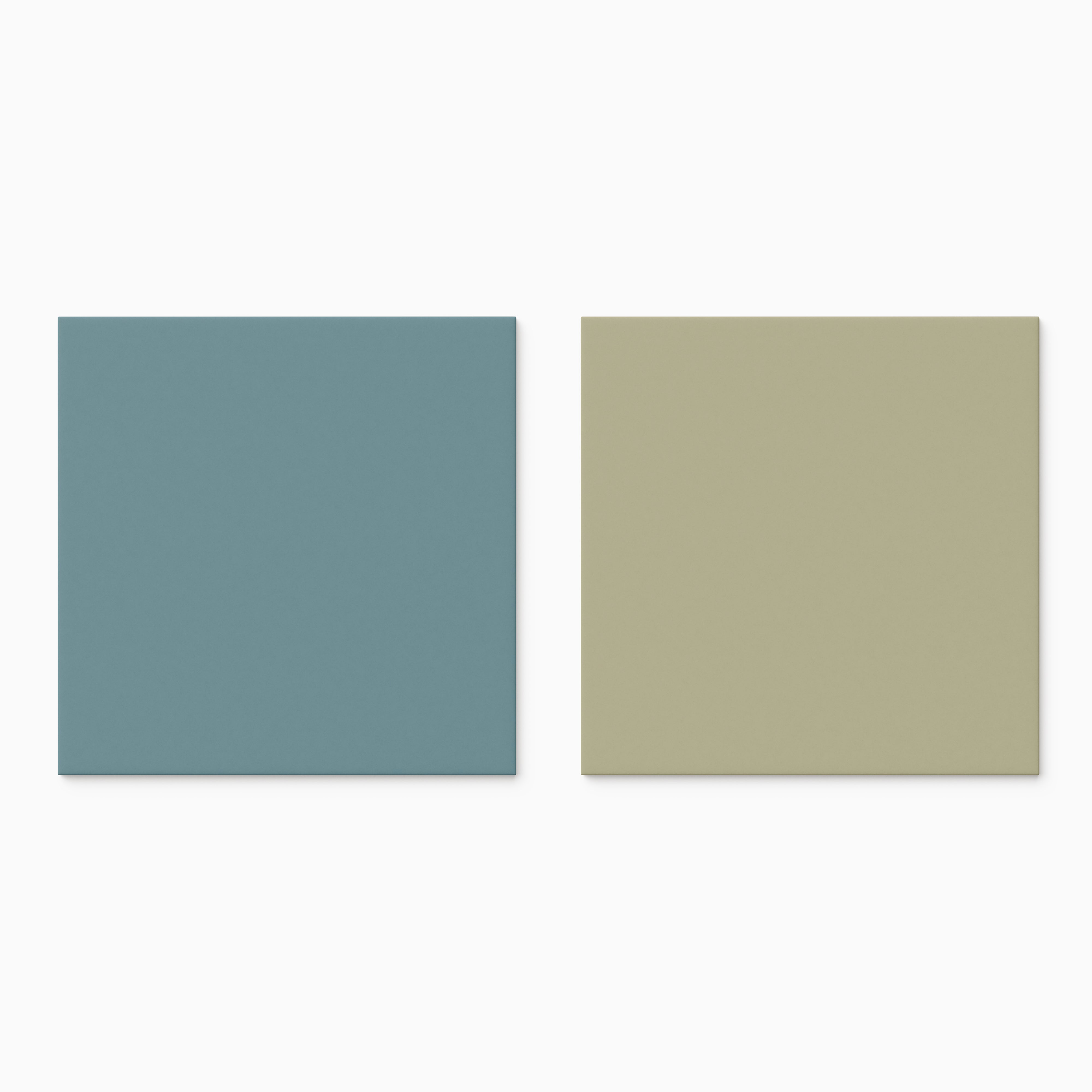 Merrick 8 x 8 Checkerboard Matte Porcelain Tile in Ska Blue and Lounge Light Green