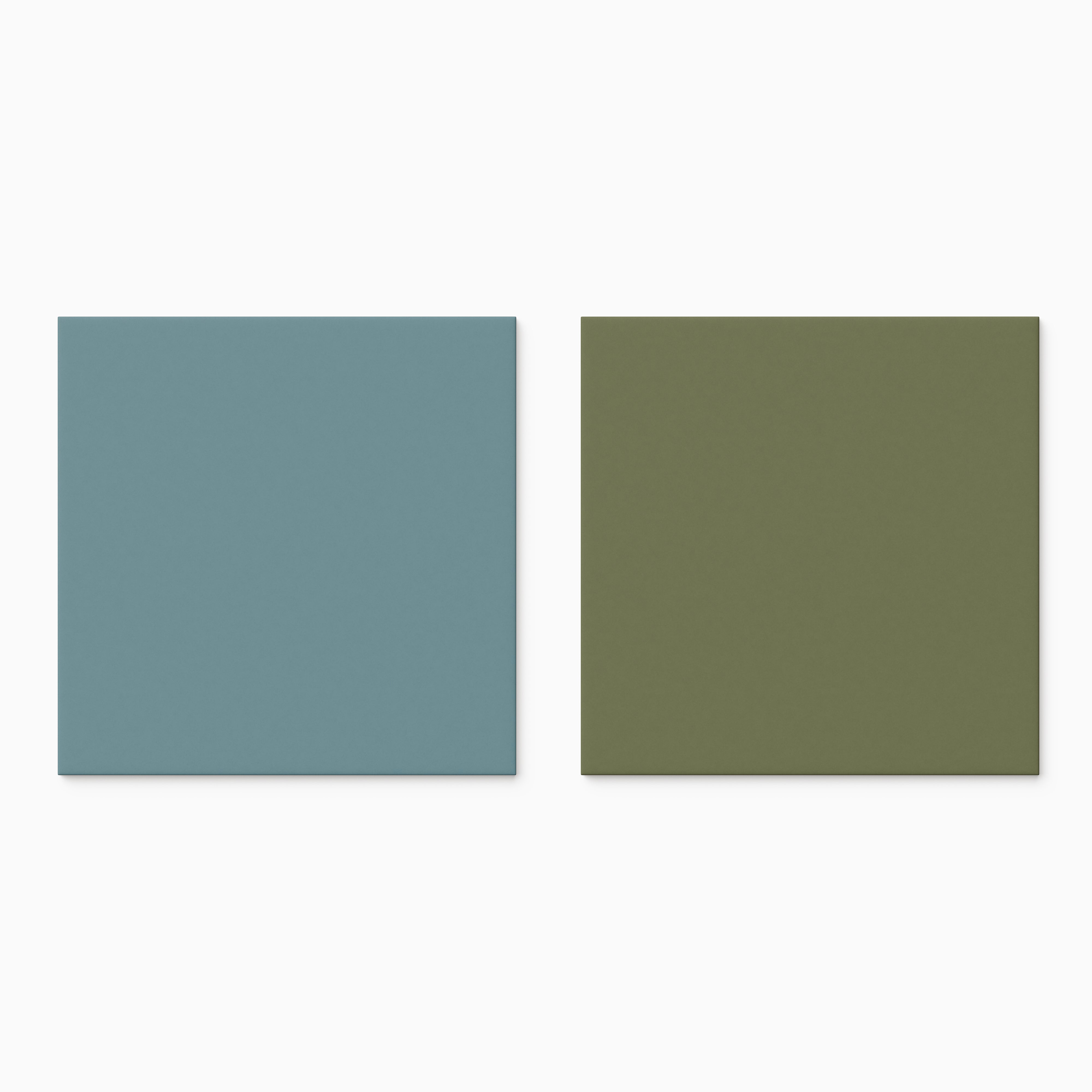 Merrick 8 x 8 Checkerboard Matte Porcelain Tile in Ska Blue and Folk Green