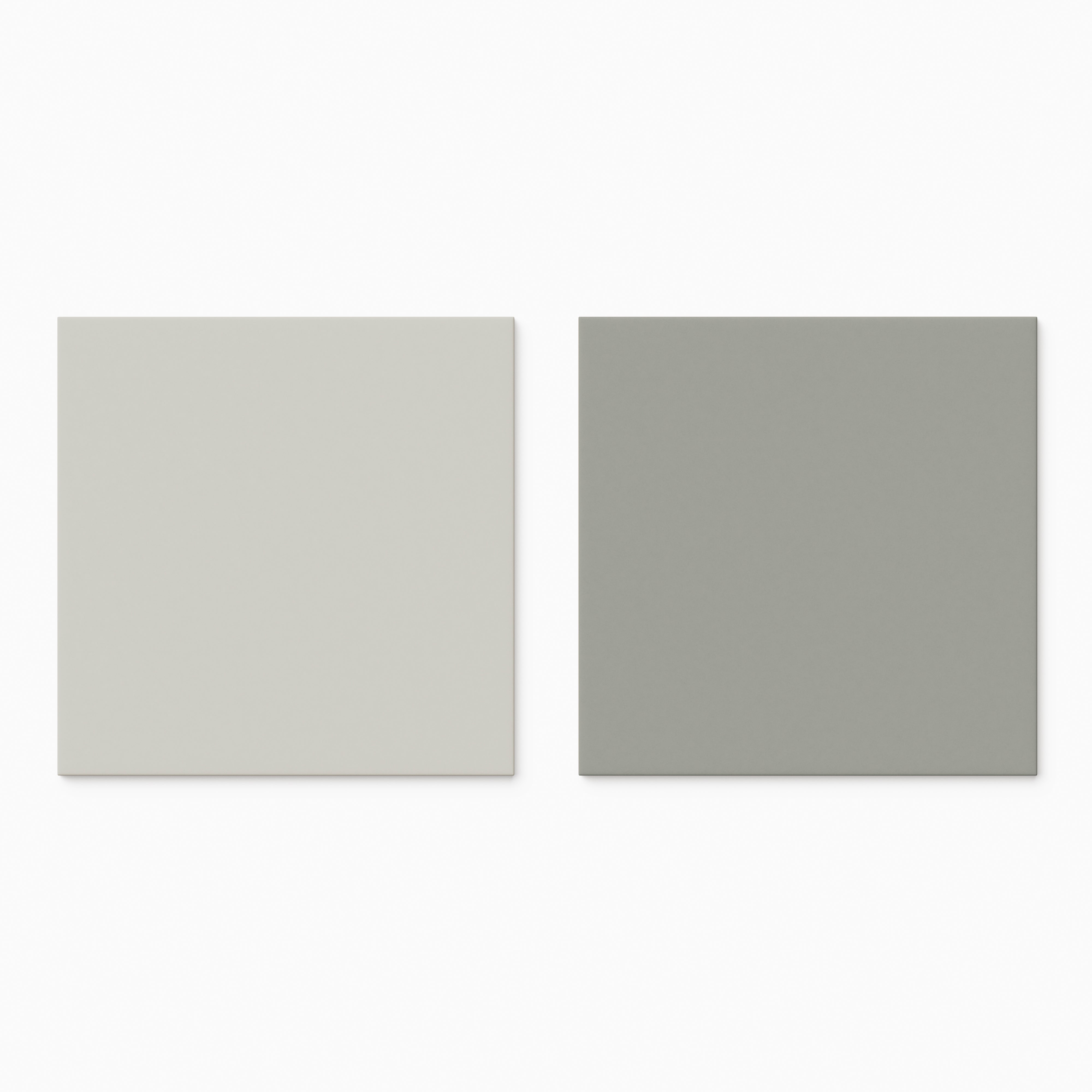 Merrick 8 x 8 Checkerboard Matte Porcelain Tile in Ambient White and Gothic Grey