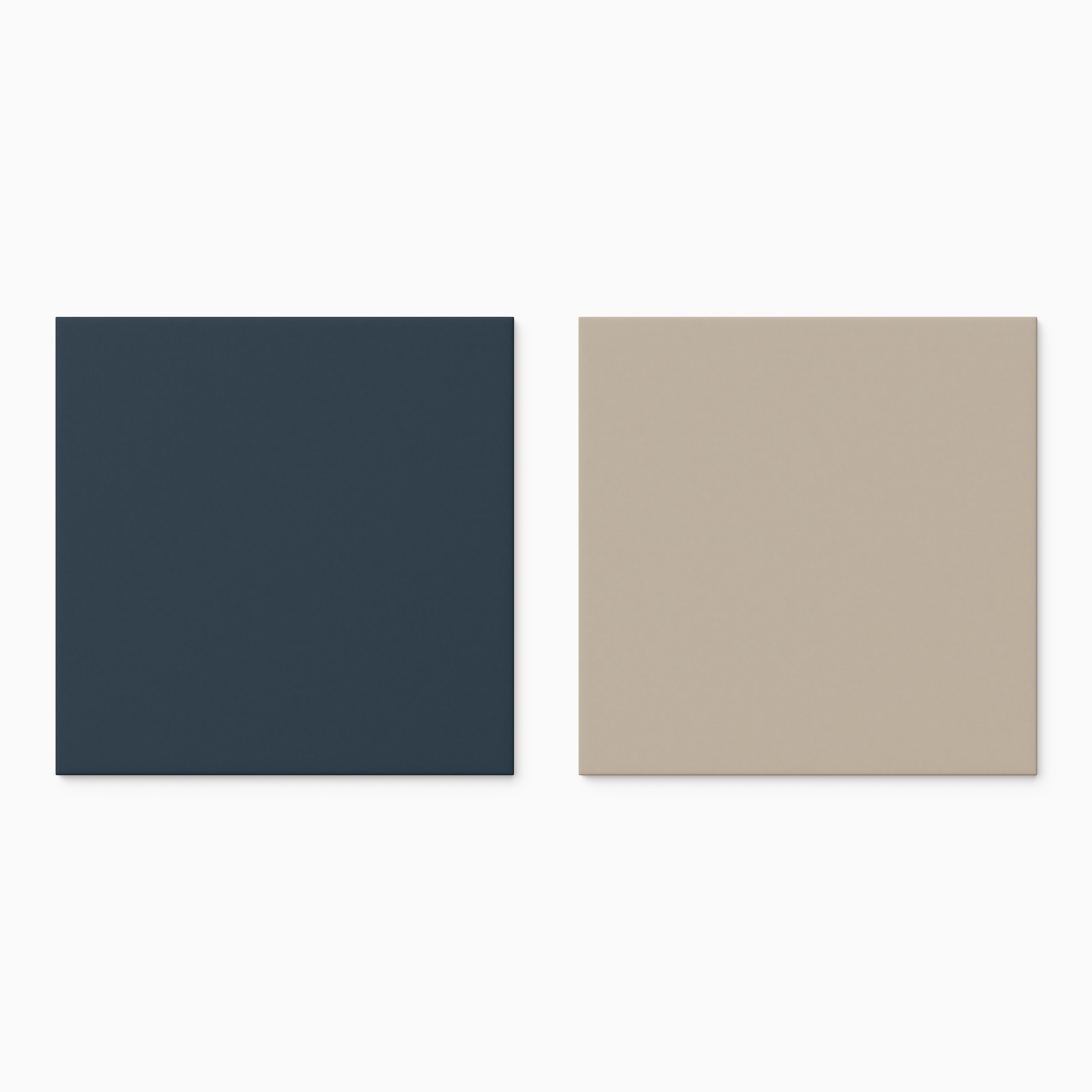 Merrick 8 x 8 Checkerboard Matte Porcelain Tile in Rhythm and Blues and Grunge Greige