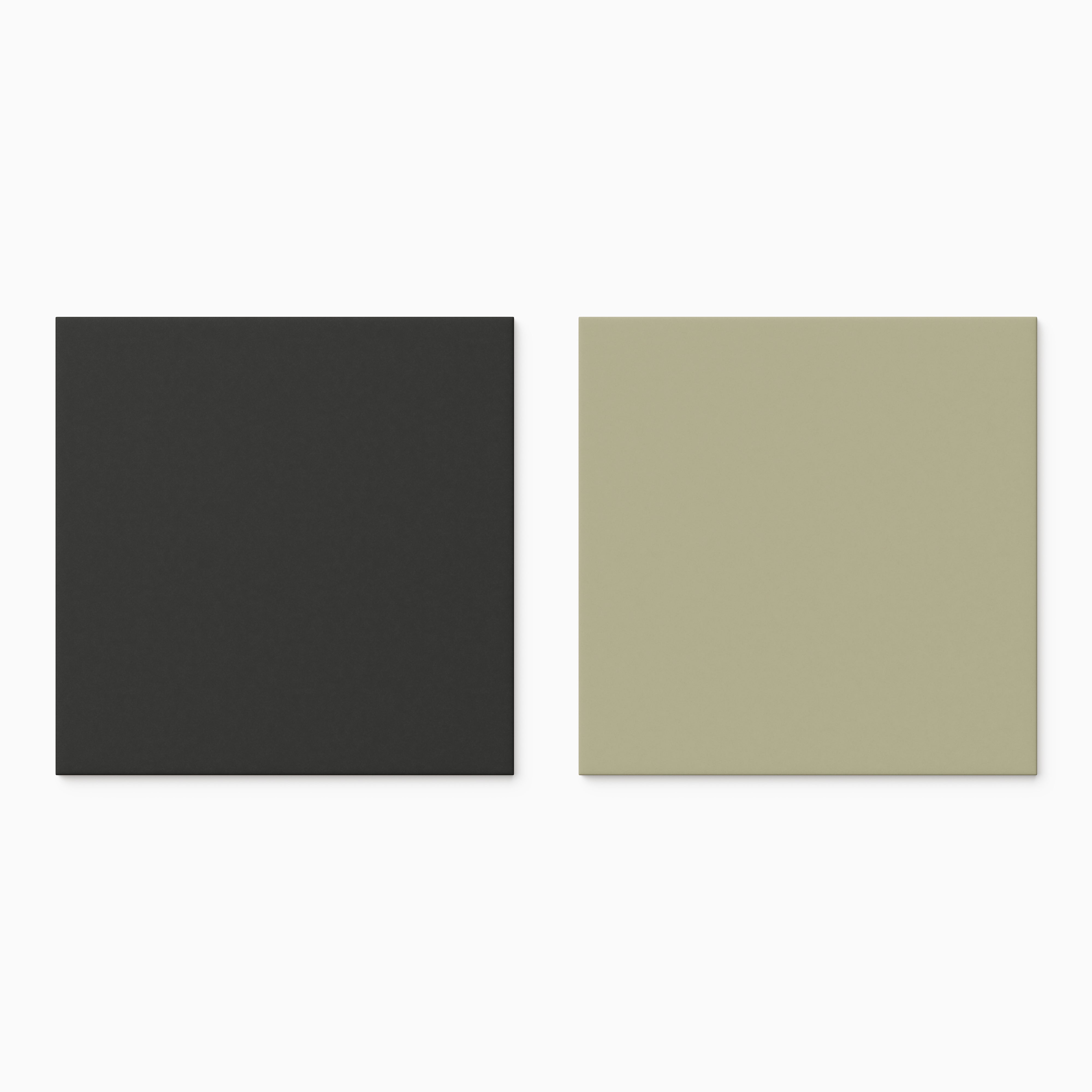 Merrick 8 x 8 Checkerboard Matte Porcelain Tile in Synth Black and Lounge Light Green