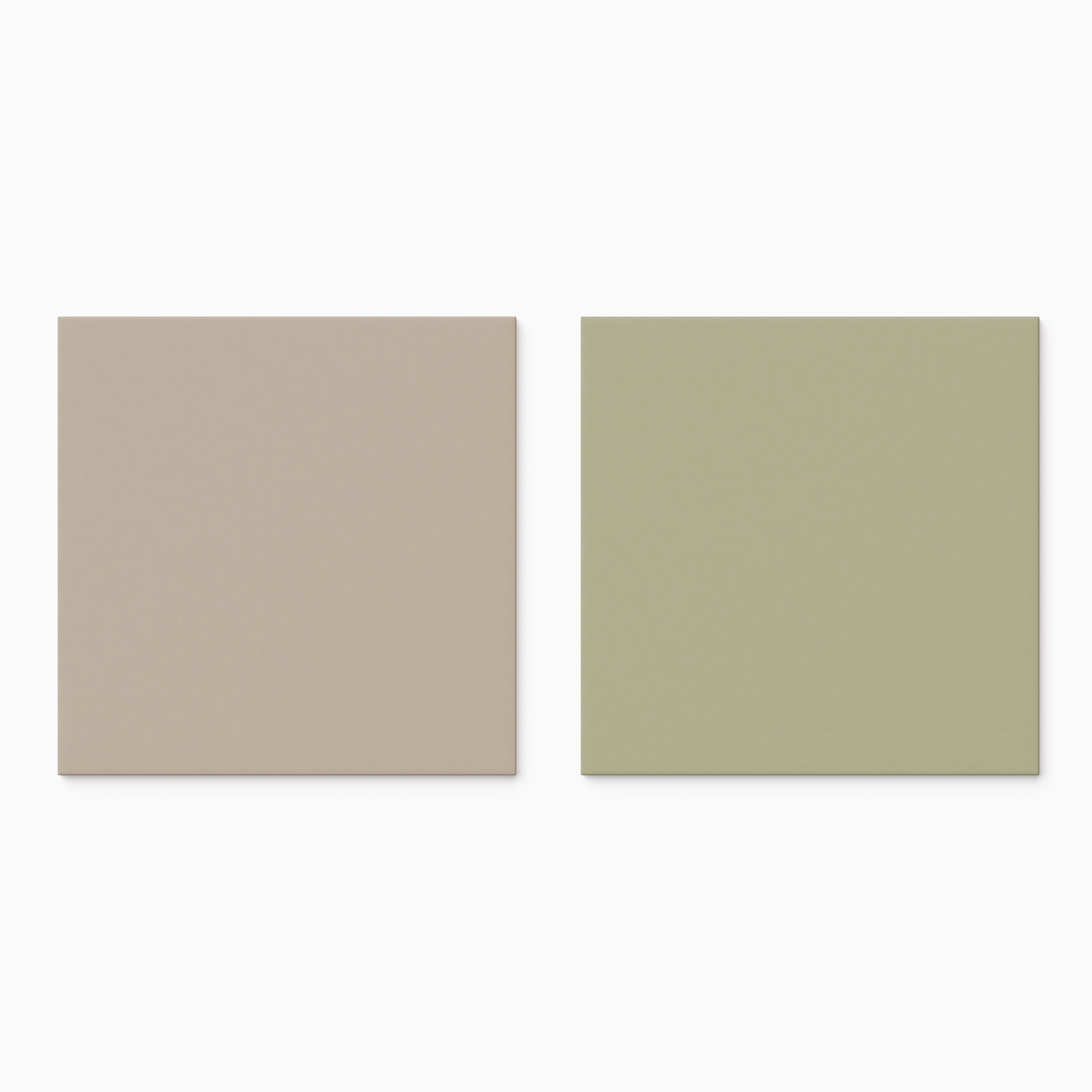 Merrick 8 x 8 Checkerboard Matte Porcelain Tile in Grunge Greige and Lounge Light Green