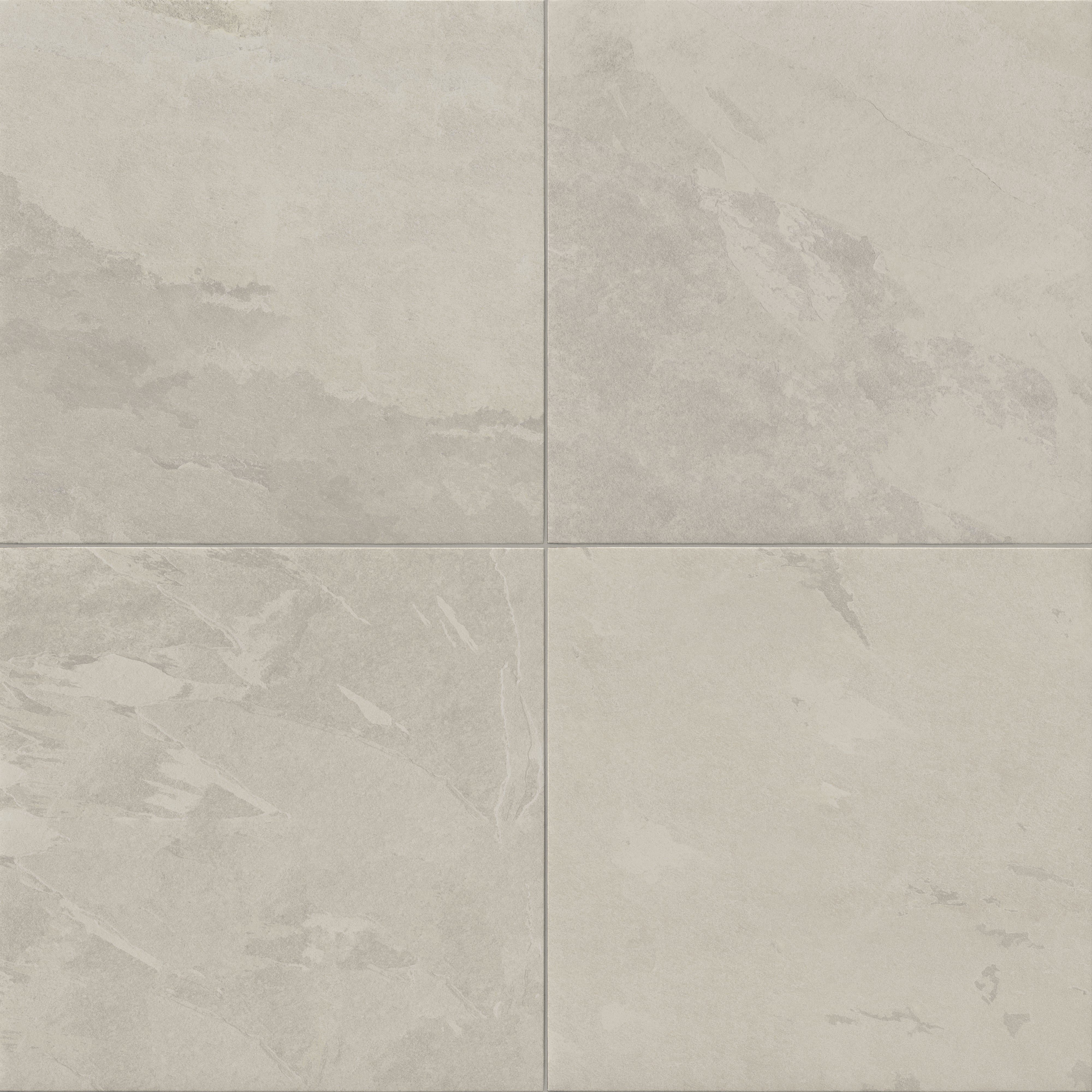 Aurora 24x24 Matte Porcelain Tile in Grey