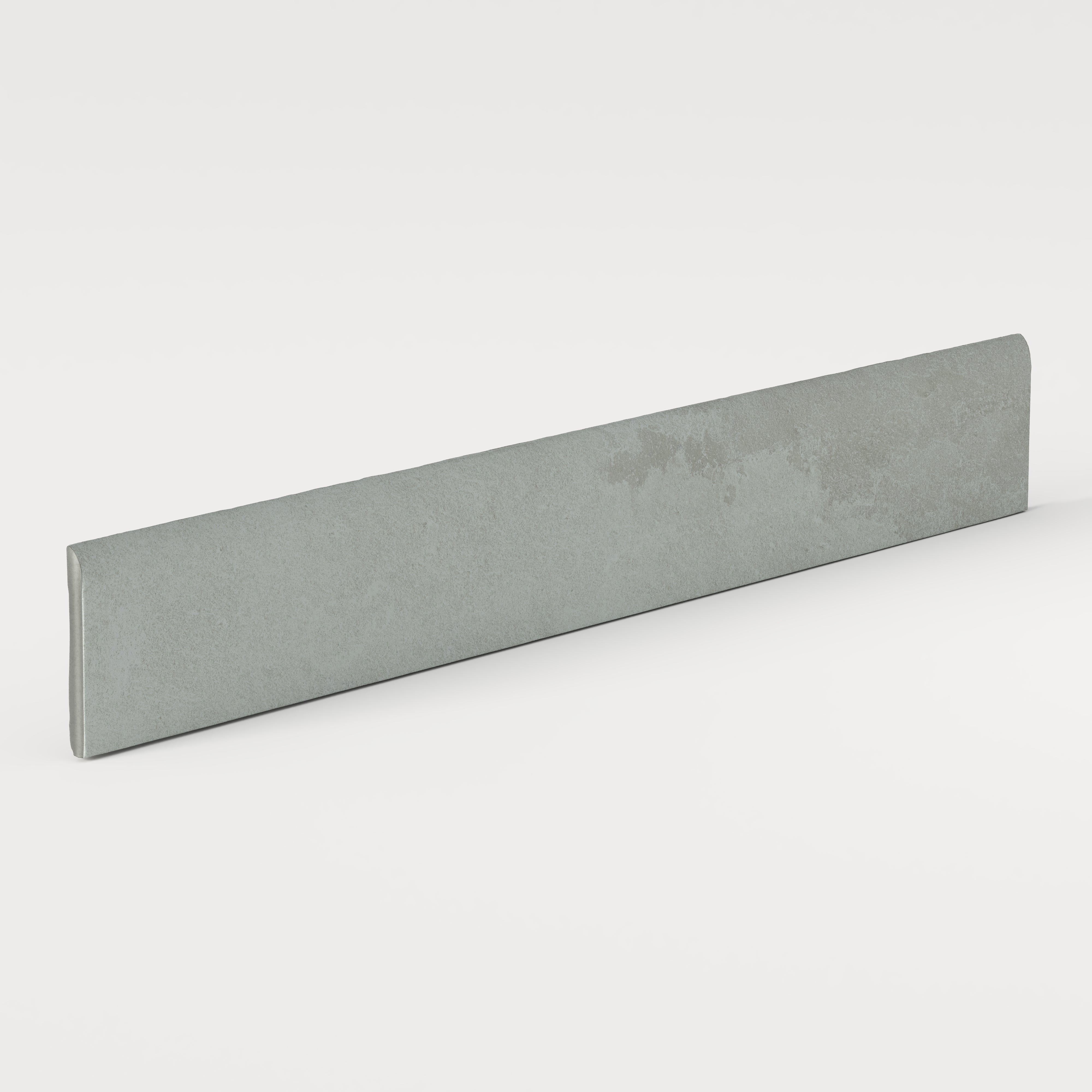 Aurora 3x24 Matte Porcelain Bullnose Tile in Ardesia