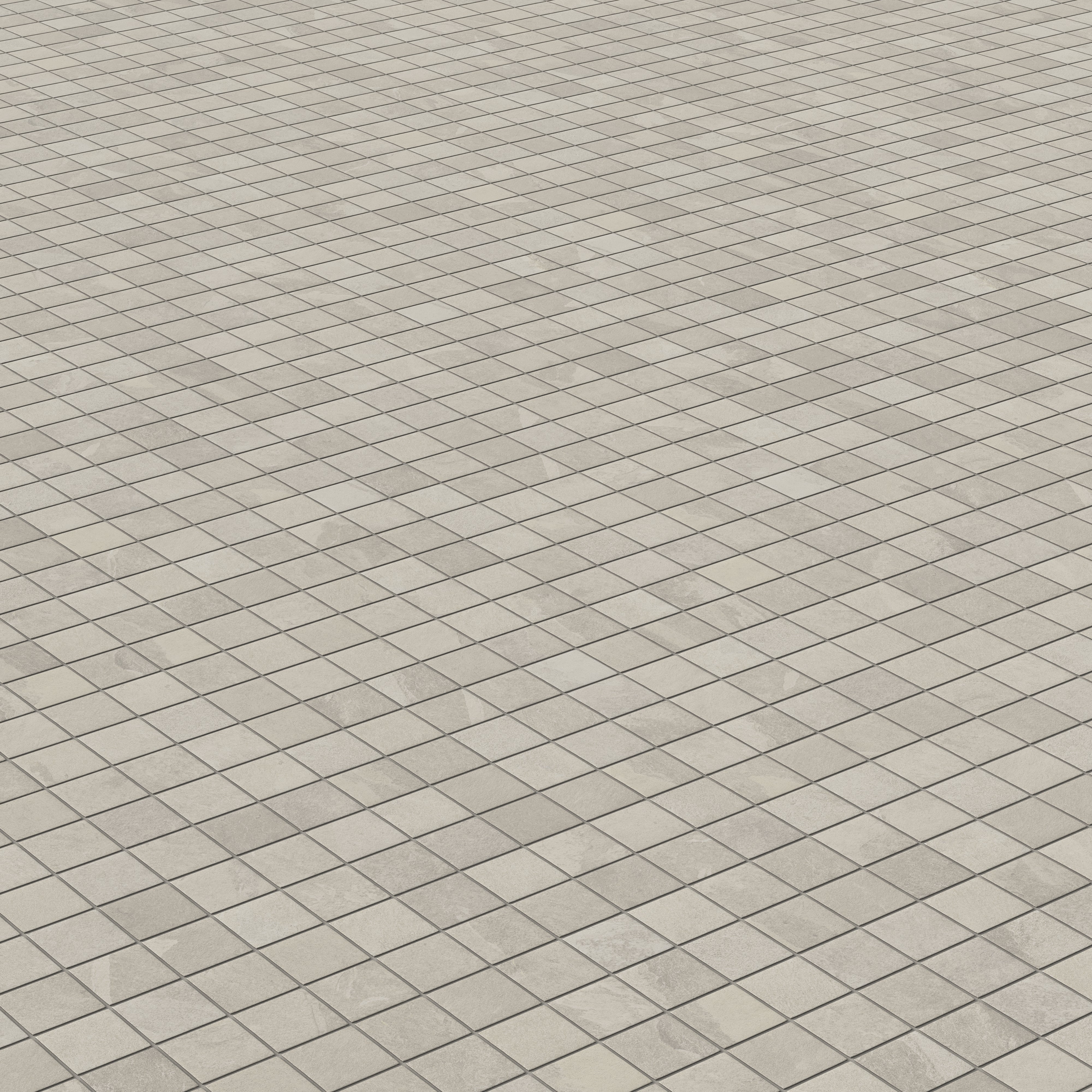 Aurora 2x2 Matte Porcelain Mosaic Tile in Grey