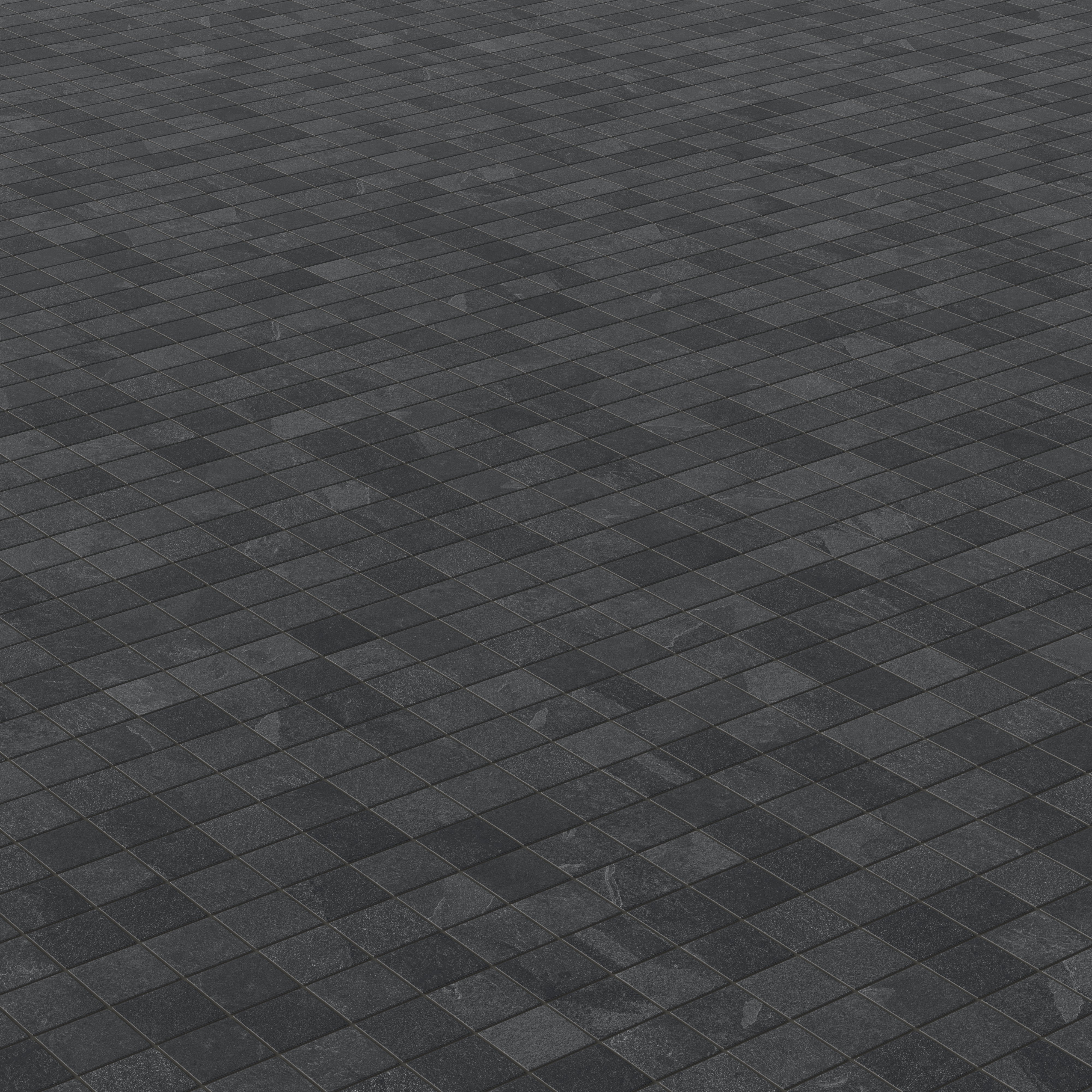 Aurora 2x2 Matte Porcelain Mosaic Tile in Lava