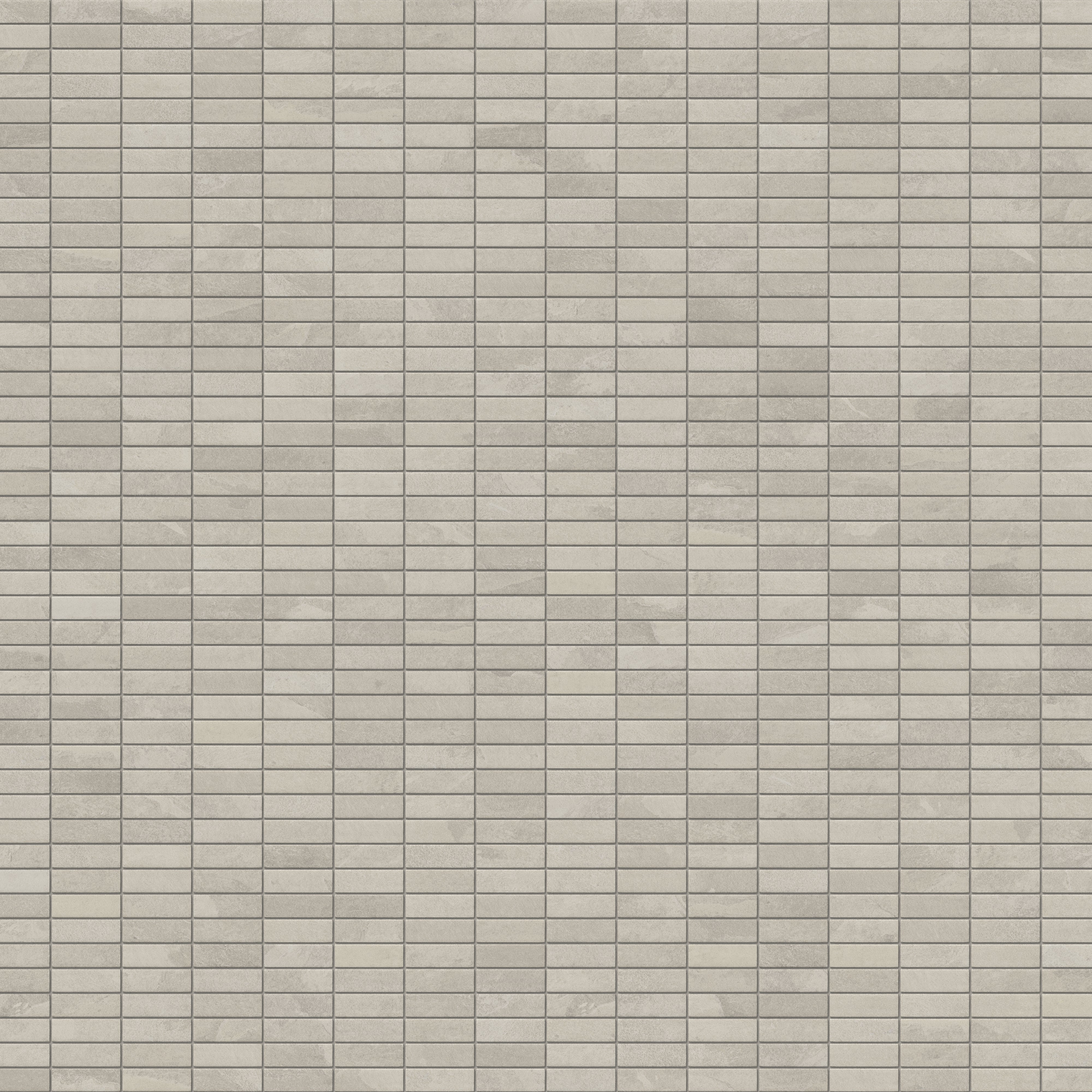Aurora 1x3 Matte Porcelain Mosaic Tile in Grey