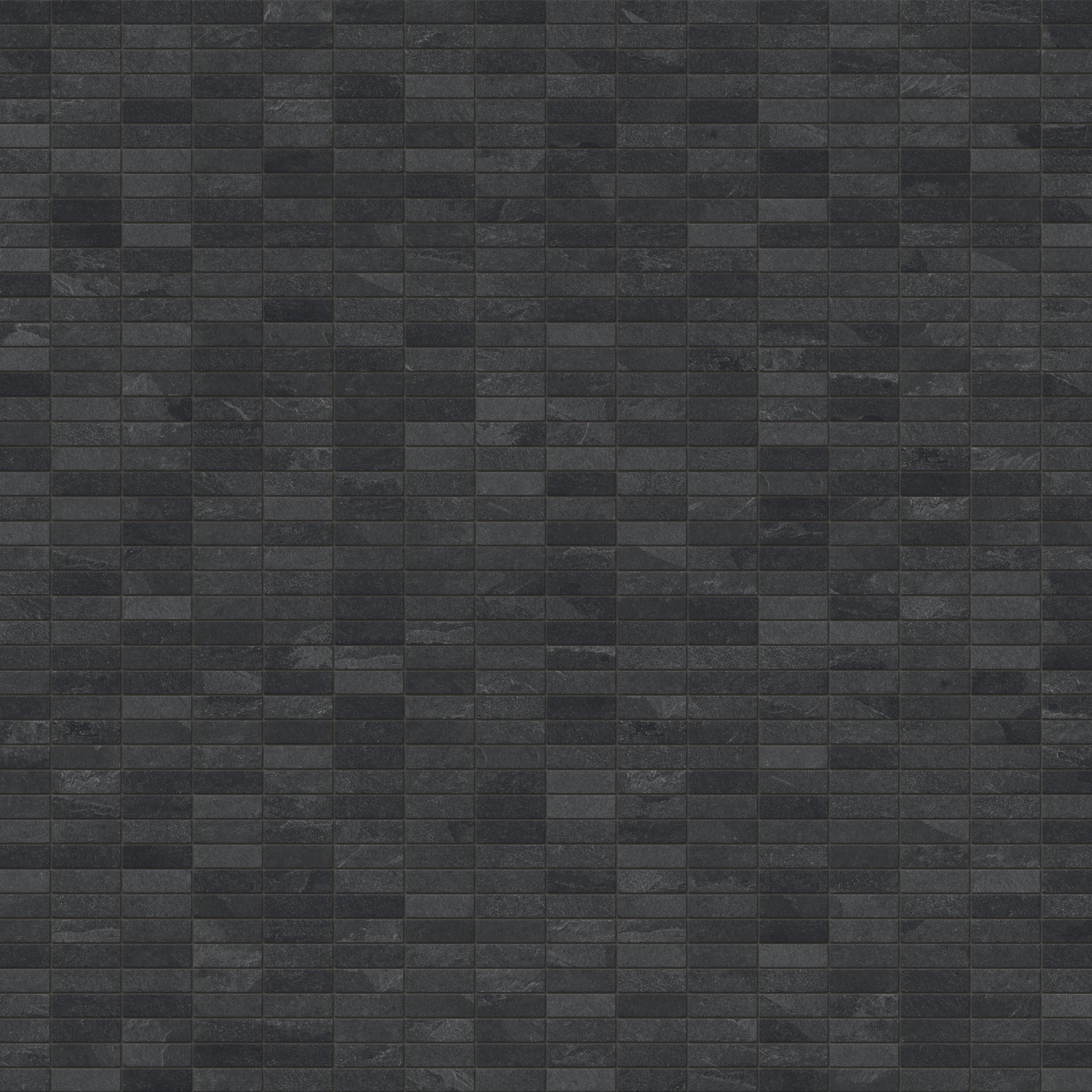 Aurora 1x3 Matte Porcelain Mosaic Tile in Lava