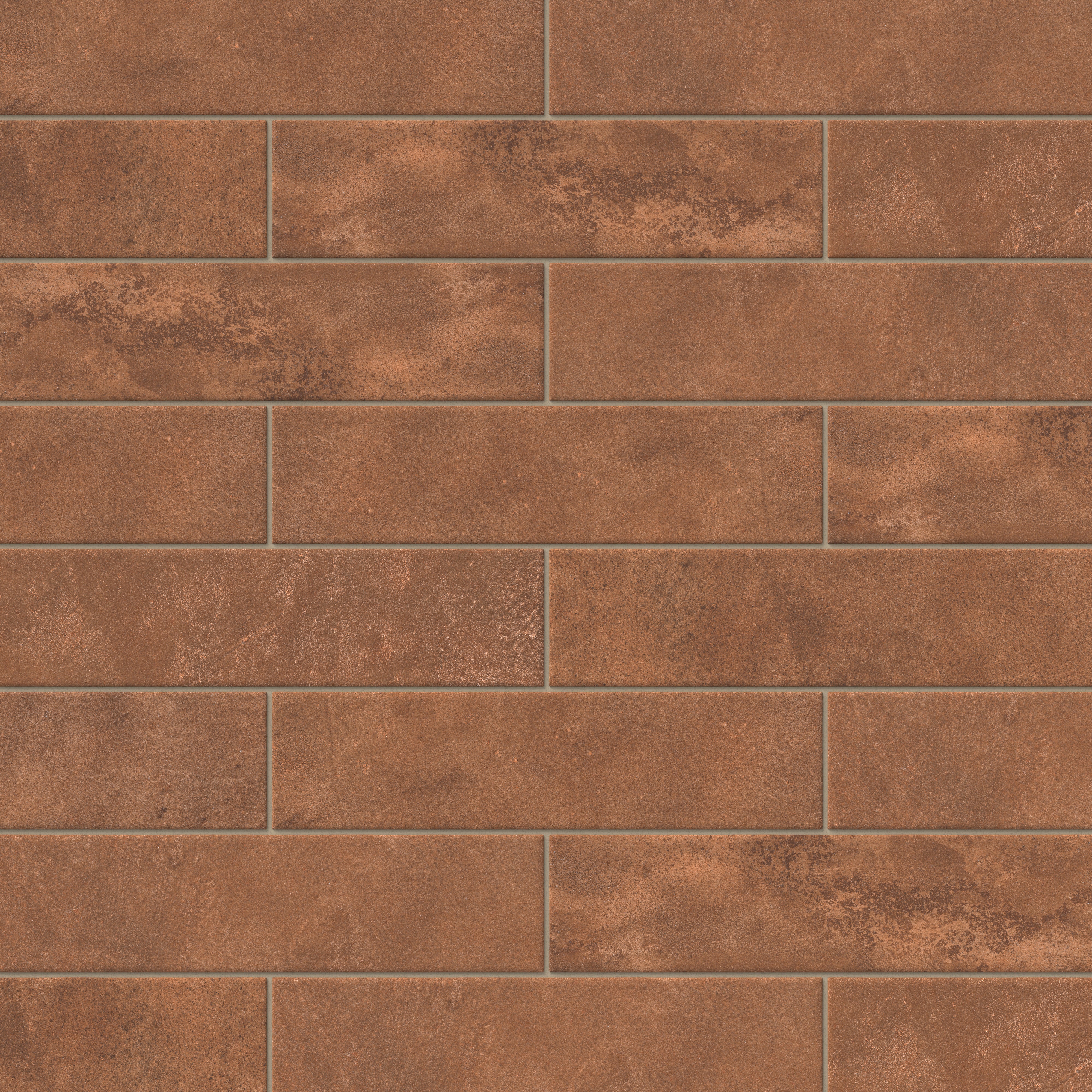 TOCCA - maron Kai 3x12 Matte Porcelain Tile in Terracotta