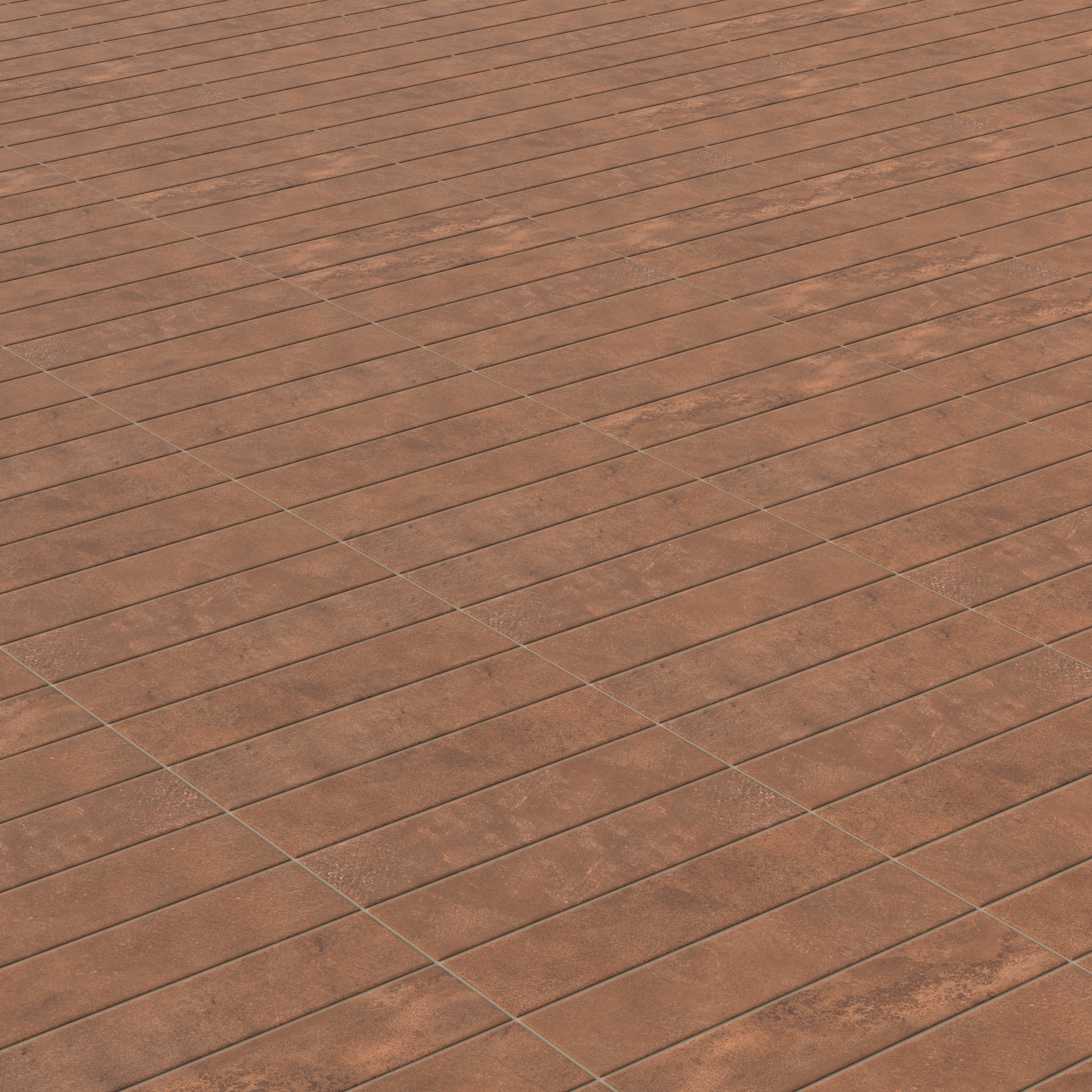 Kai 3x12 Matte Porcelain Tile in Terracotta