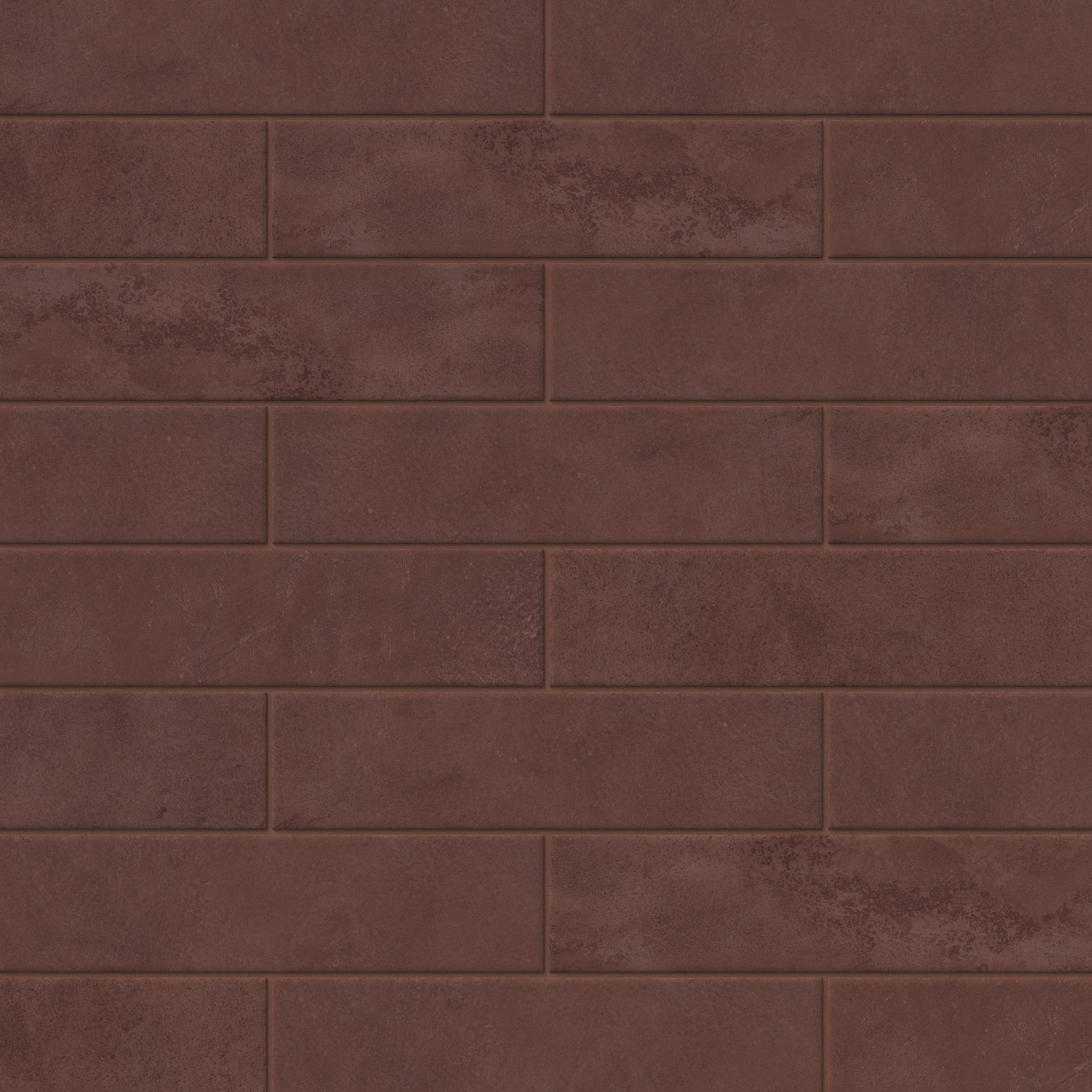 maron36 Kai 3x12 Matte Porcelain Tile in Marron
