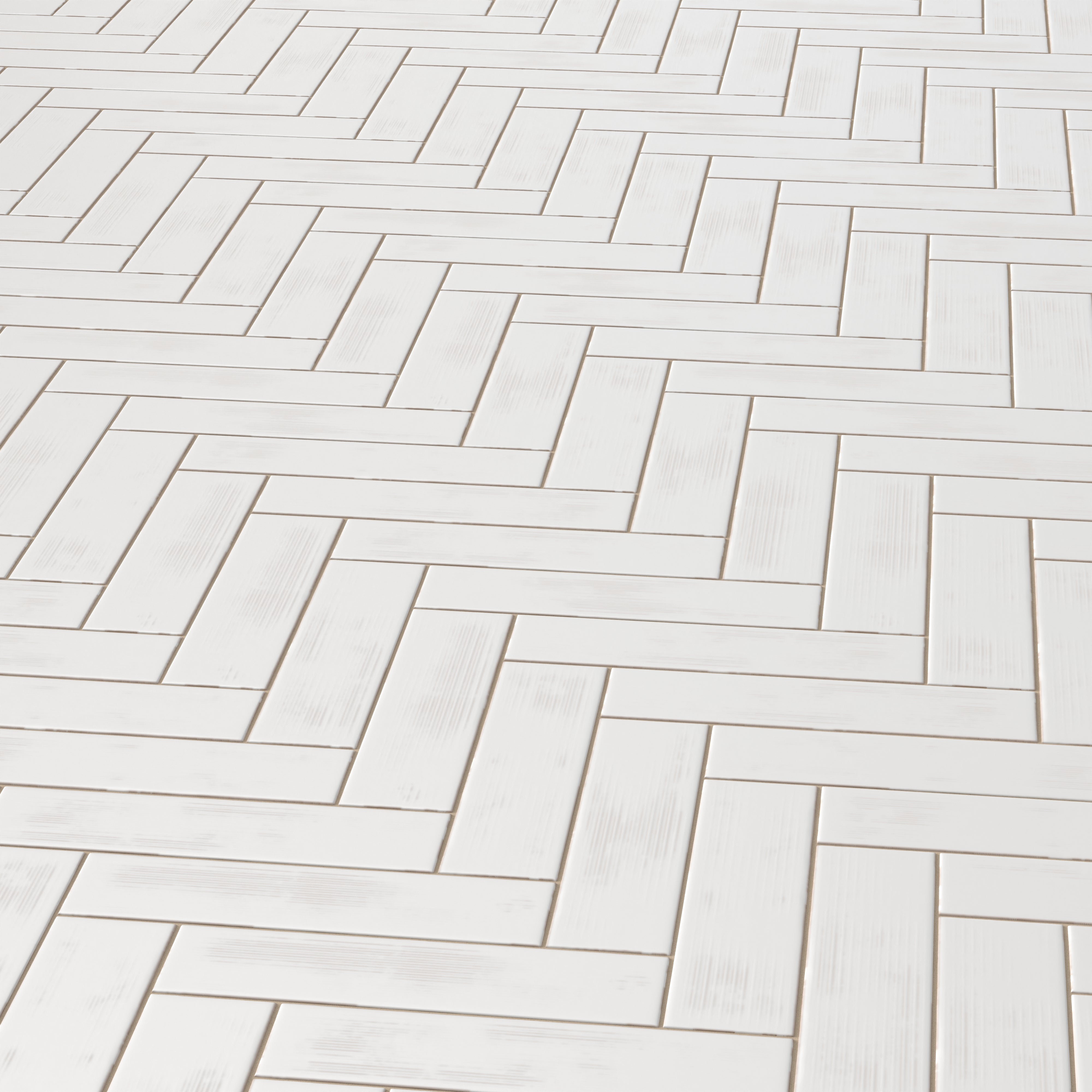 Kai 3x12 Glossy Porcelain Tile in Vintage White