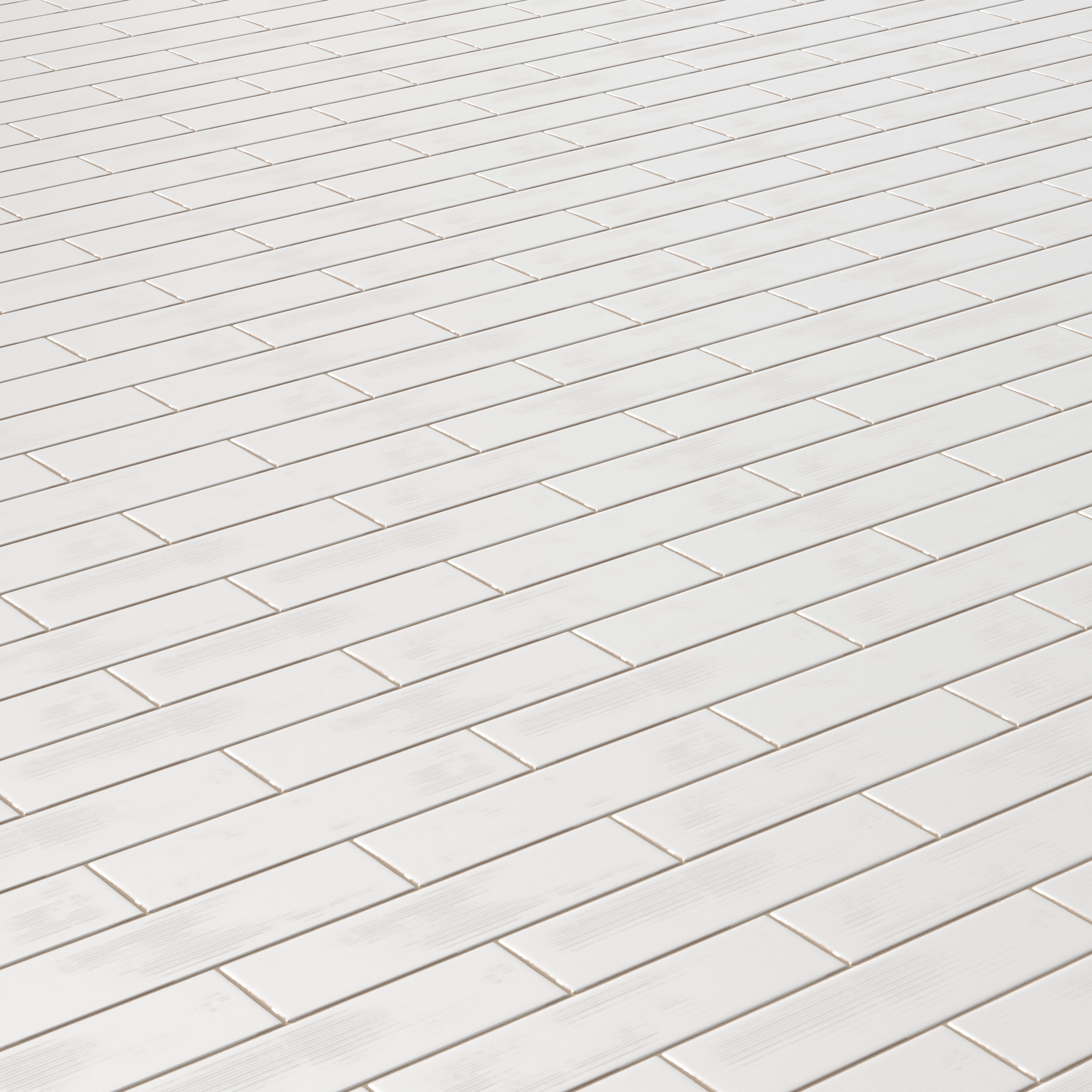 Kai 3x12 Glossy Porcelain Tile in Vintage White