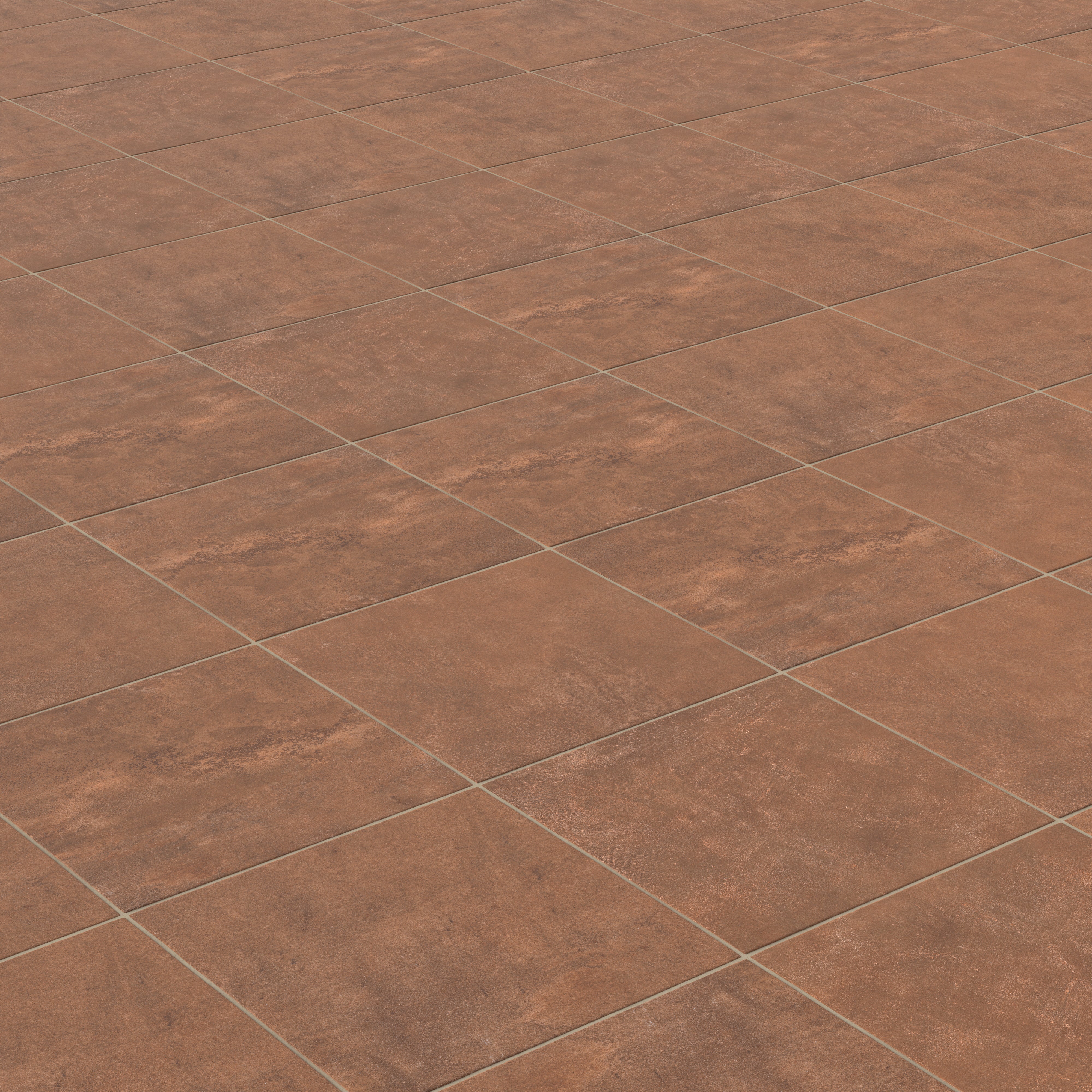 Kai 12x12 Matte Porcelain Tile in Terracotta