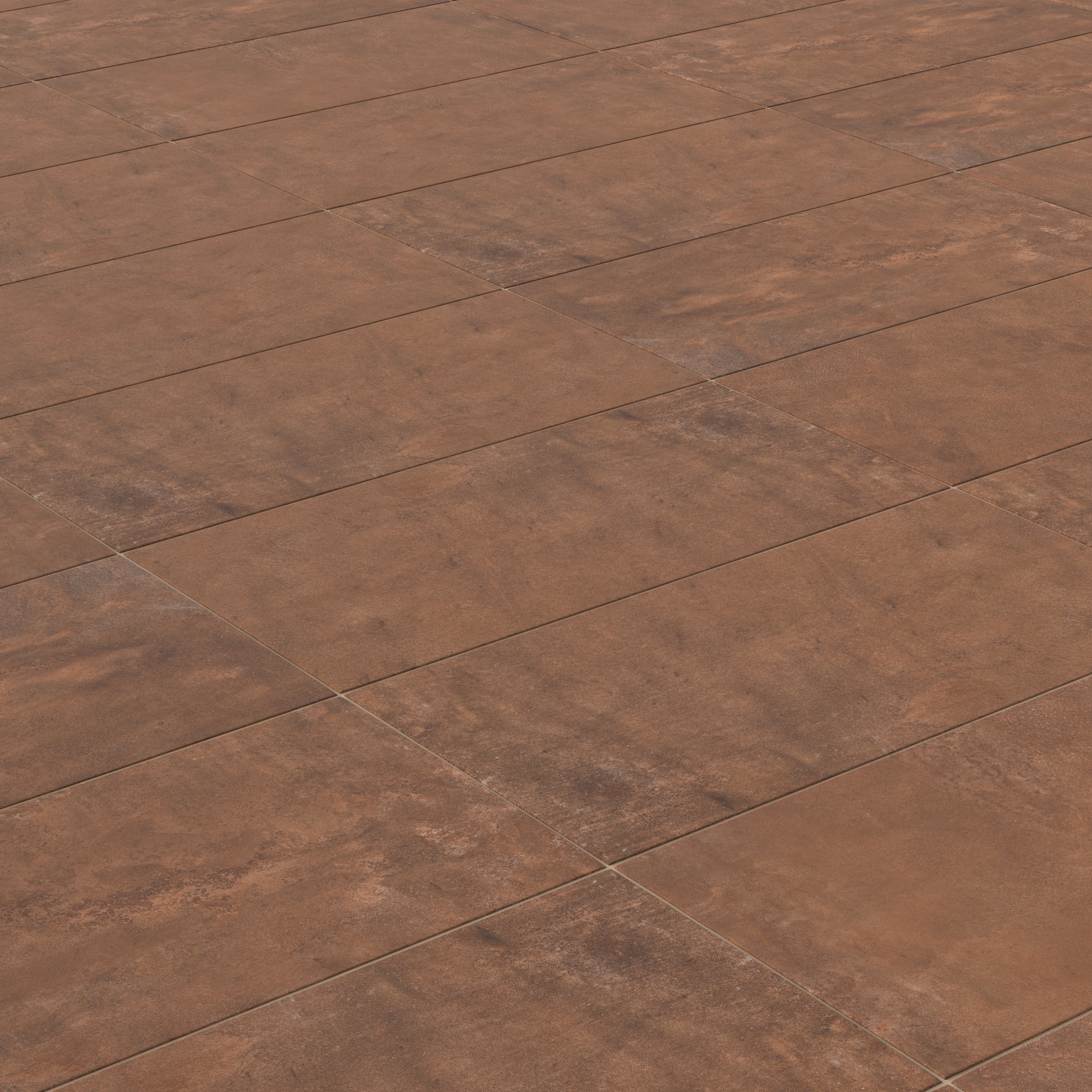 Kai 12x24 Matte Porcelain Tile in Terracotta