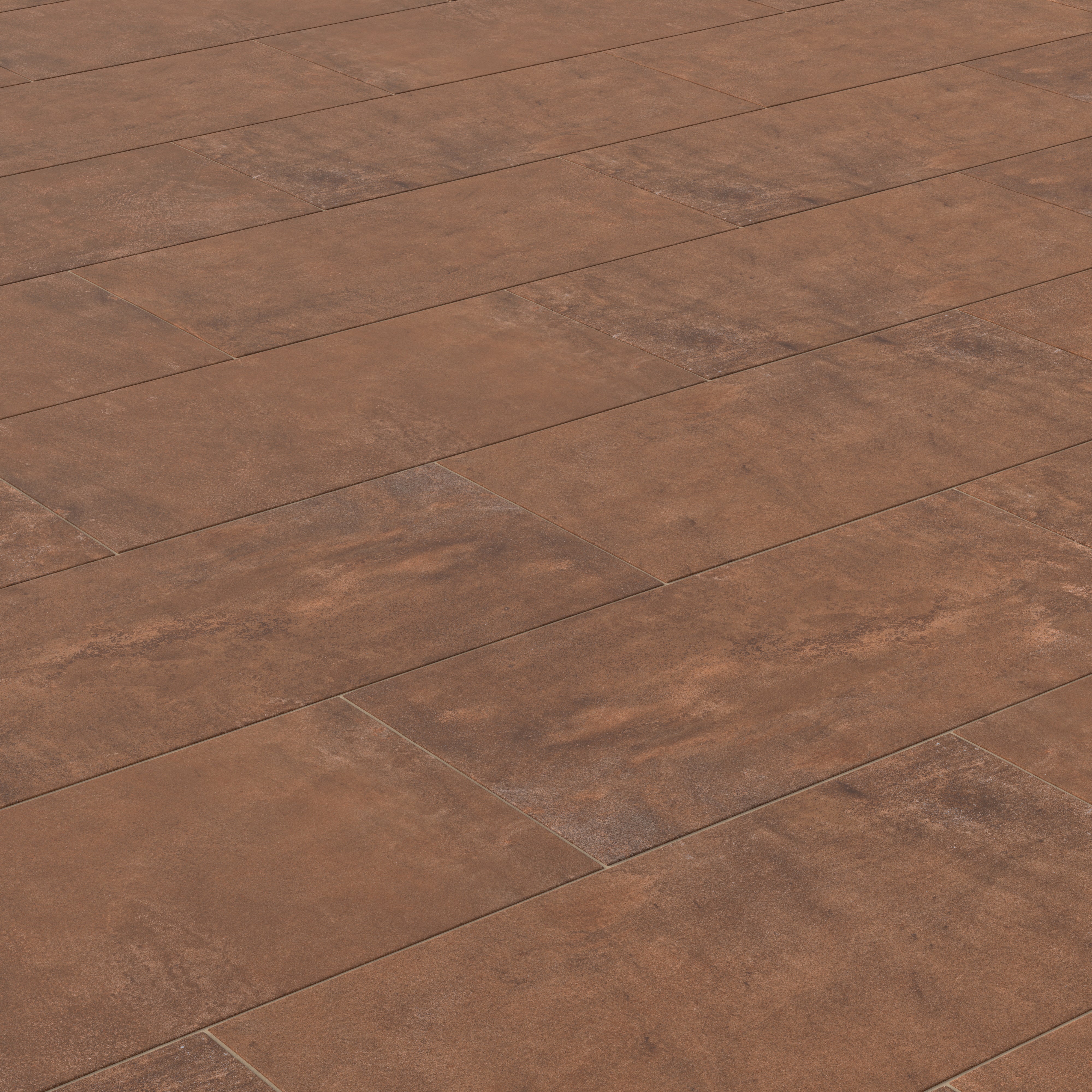 Kai 12x24 Matte Porcelain Tile in Terracotta