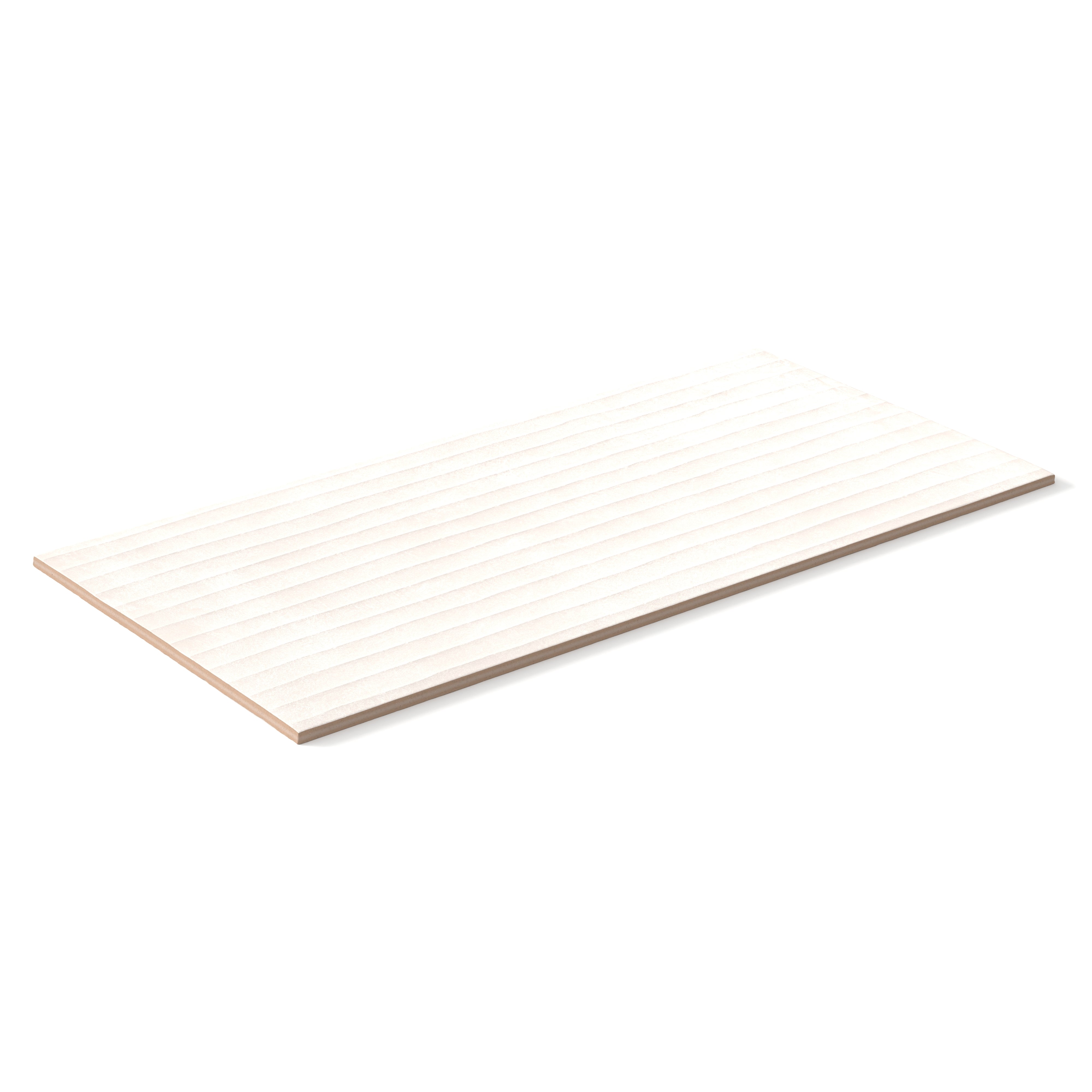 Kai 12x24 Flute Porcelain Tile in Whisper