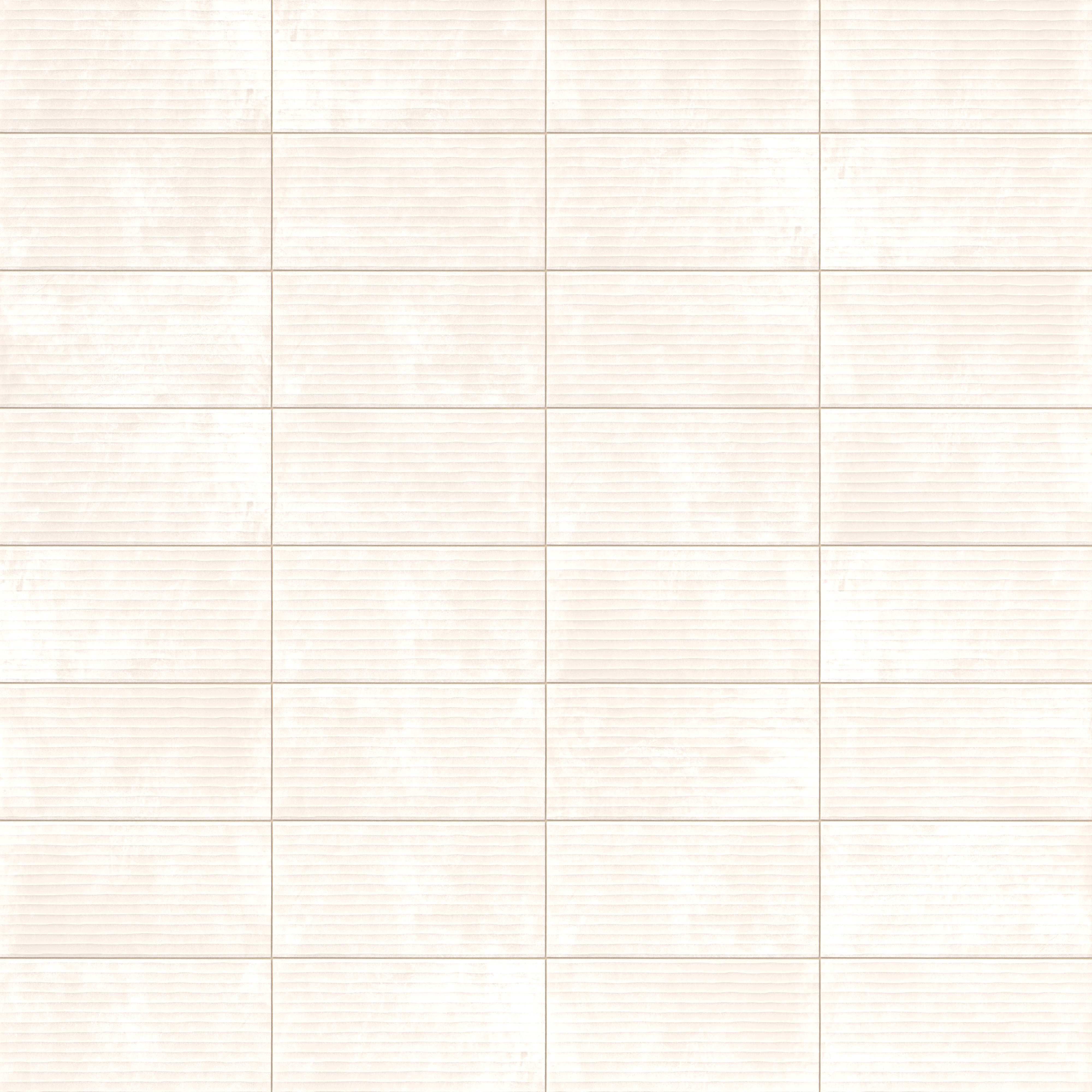 Kai 12x24 Flute Porcelain Tile in Whisper