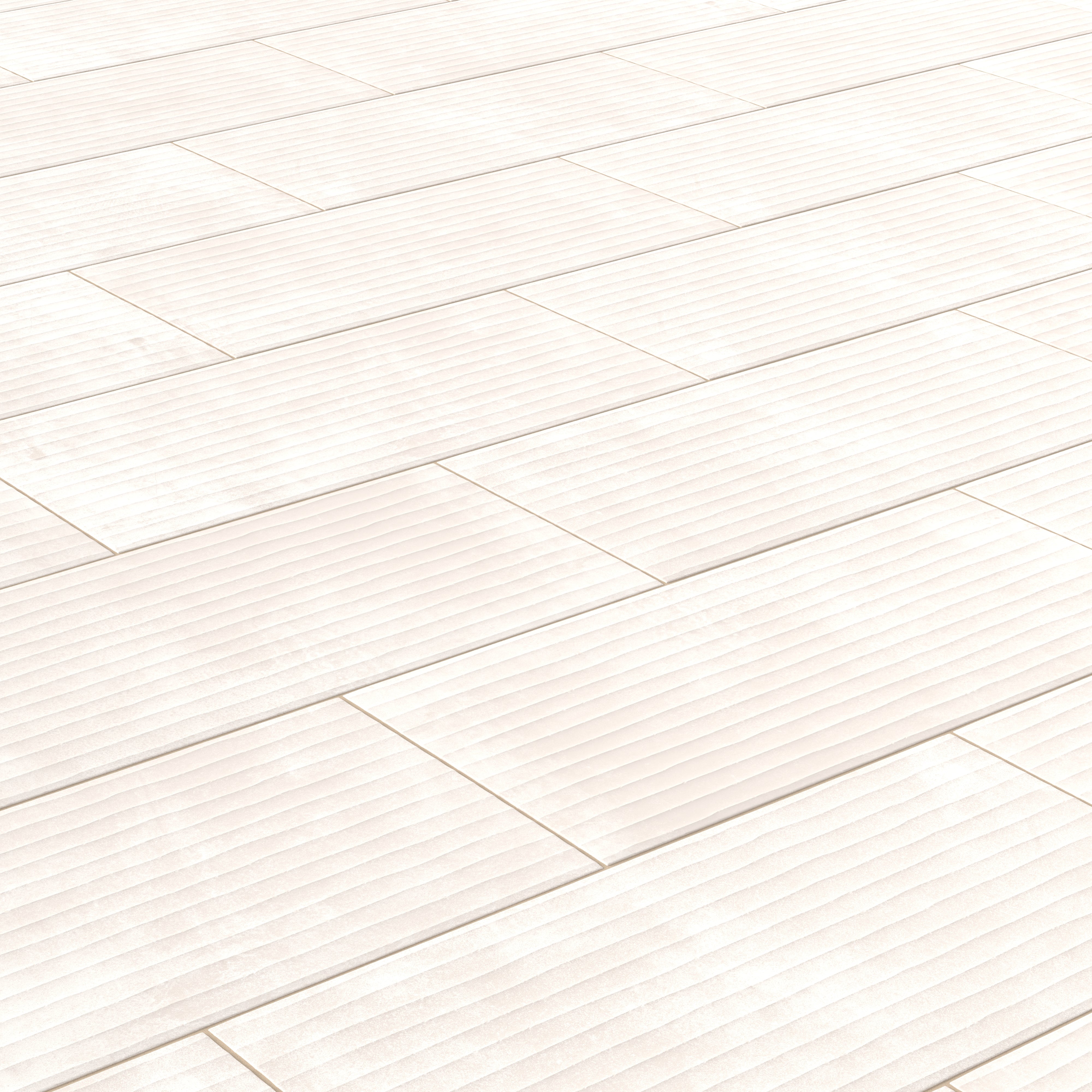 Kai 12x24 Flute Porcelain Tile in Whisper