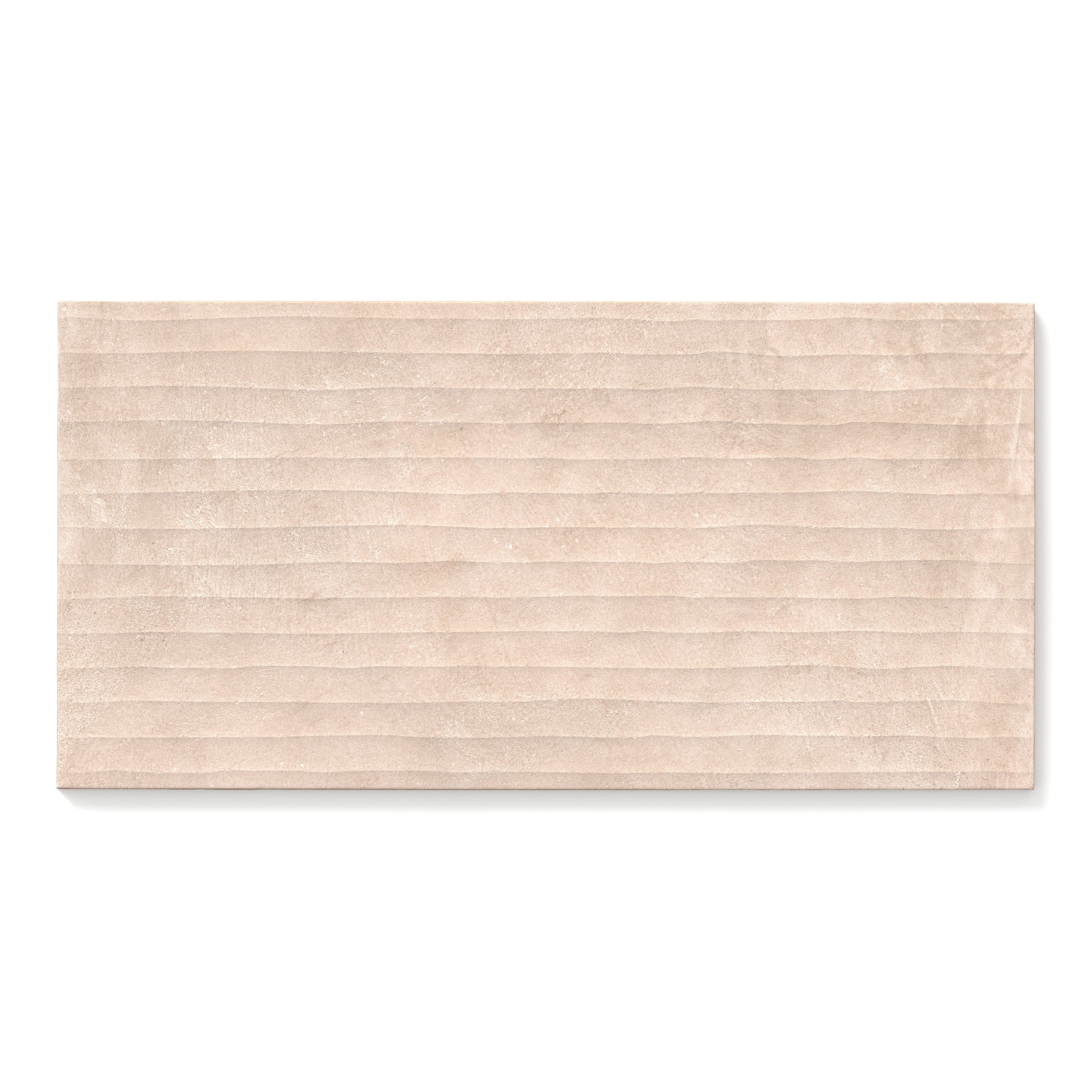 Kai 12x24 Flute Porcelain Tile in Alabaster