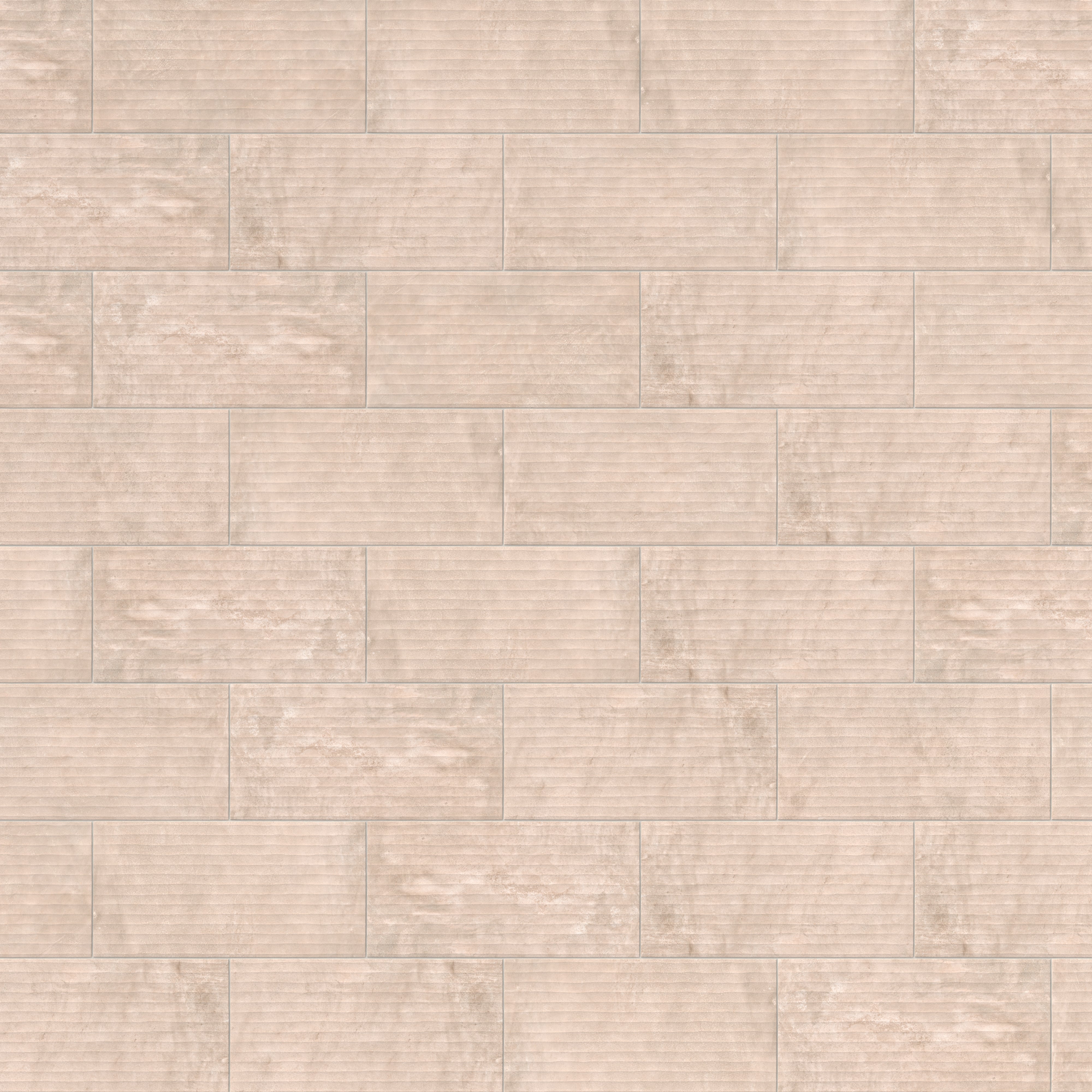 Kai 12x24 Flute Porcelain Tile in Alabaster