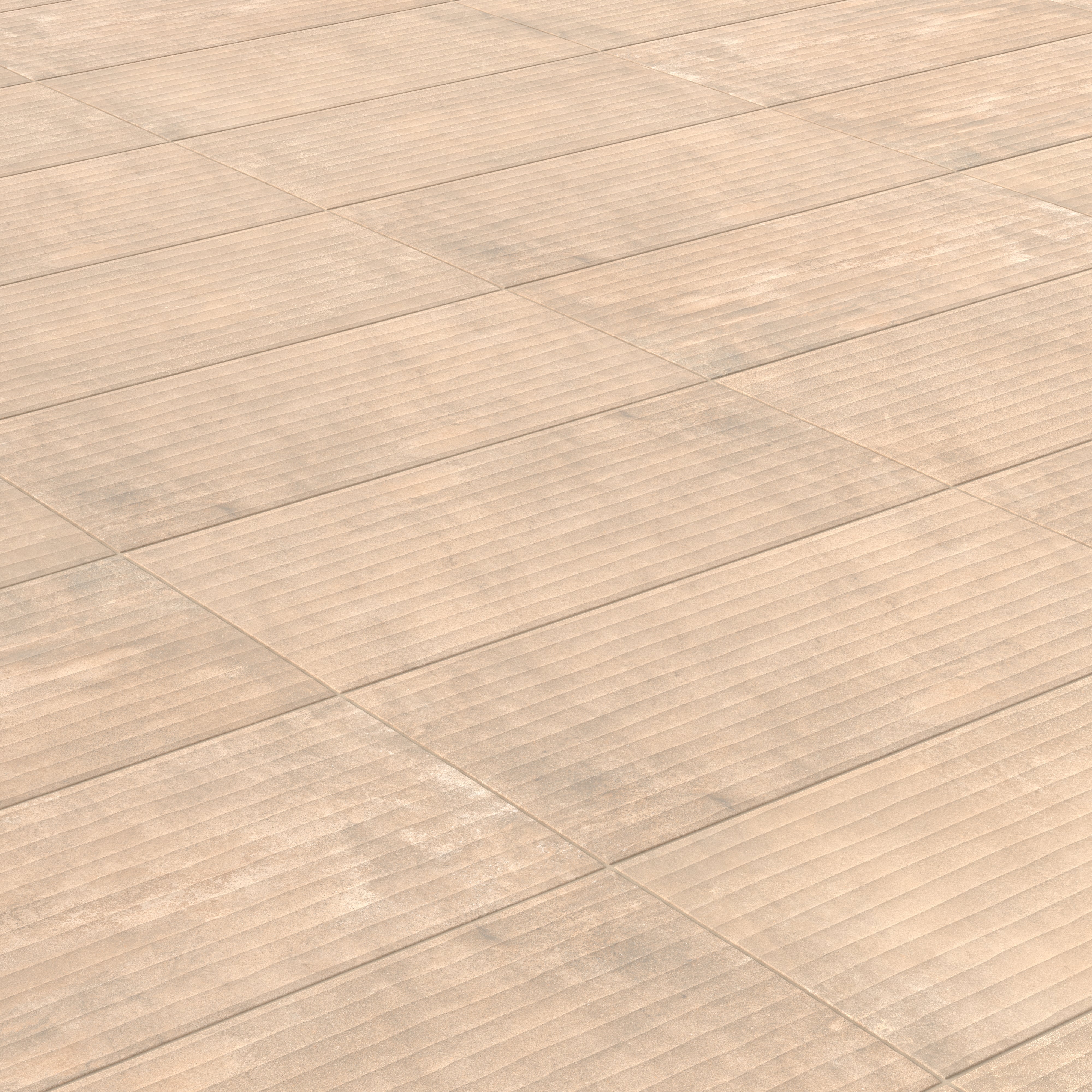 Kai 12x24 Flute Porcelain Tile in Almond