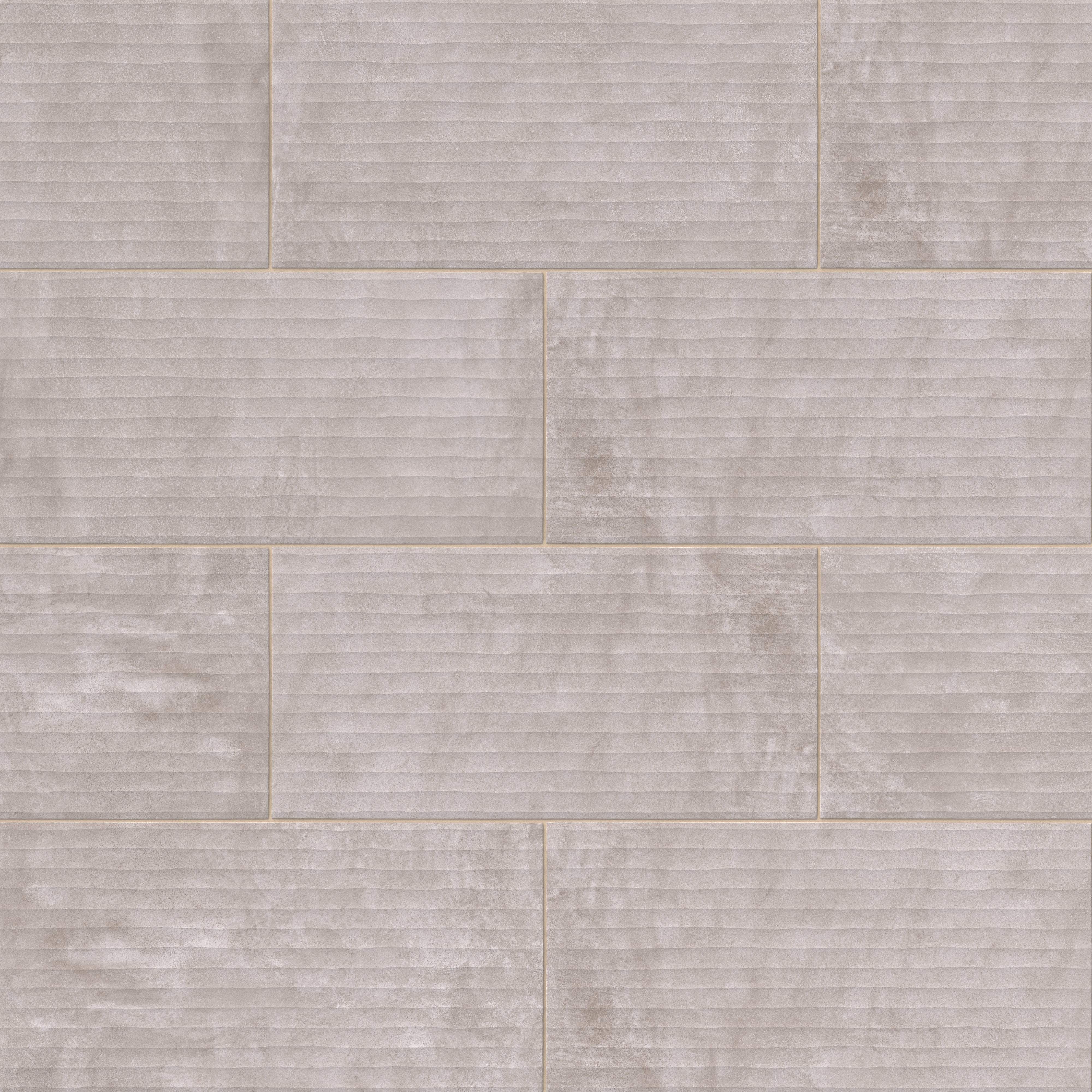 Kai 12x24 Flute Porcelain Tile in Smoke