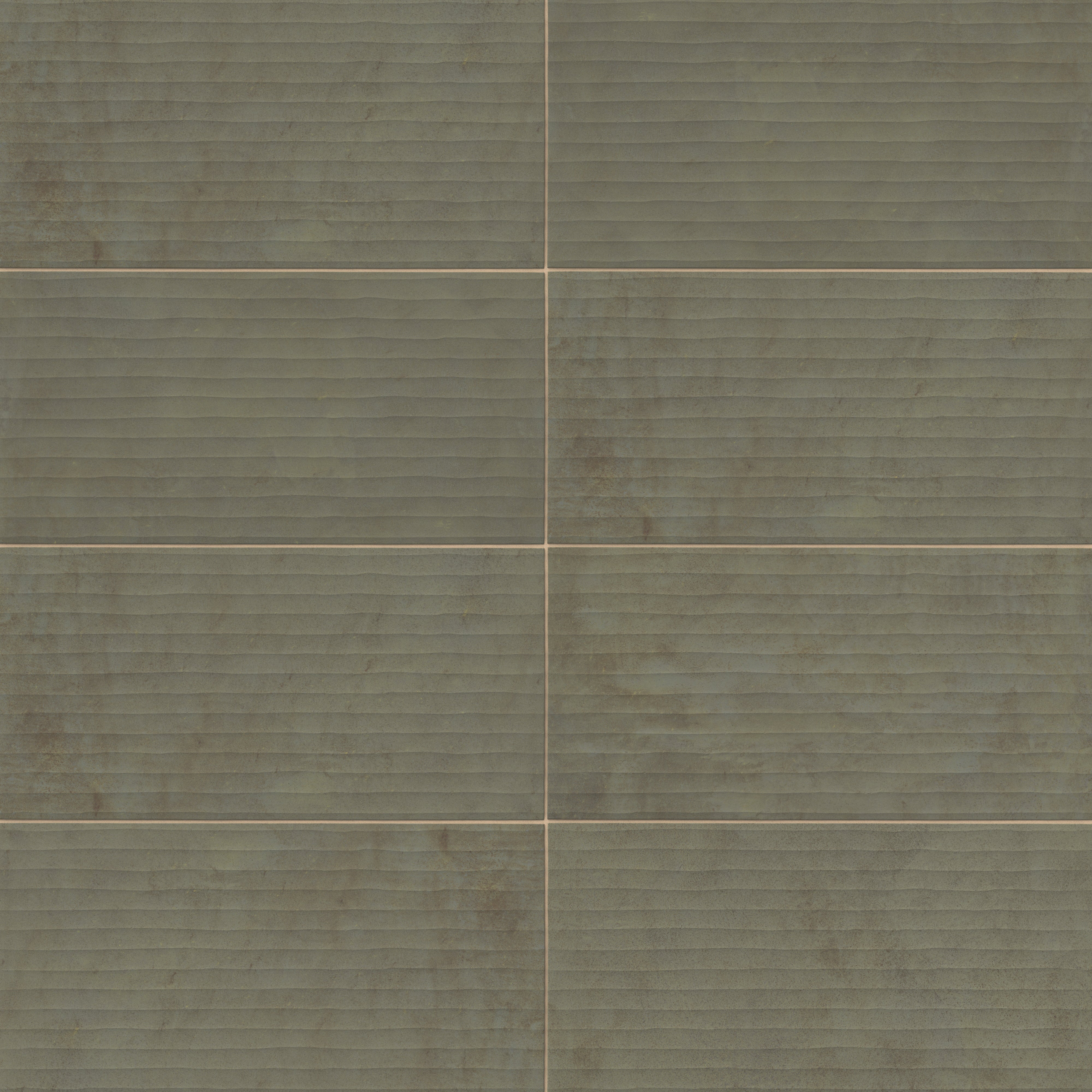 Kai 12x24 Flute Porcelain Tile in Jade