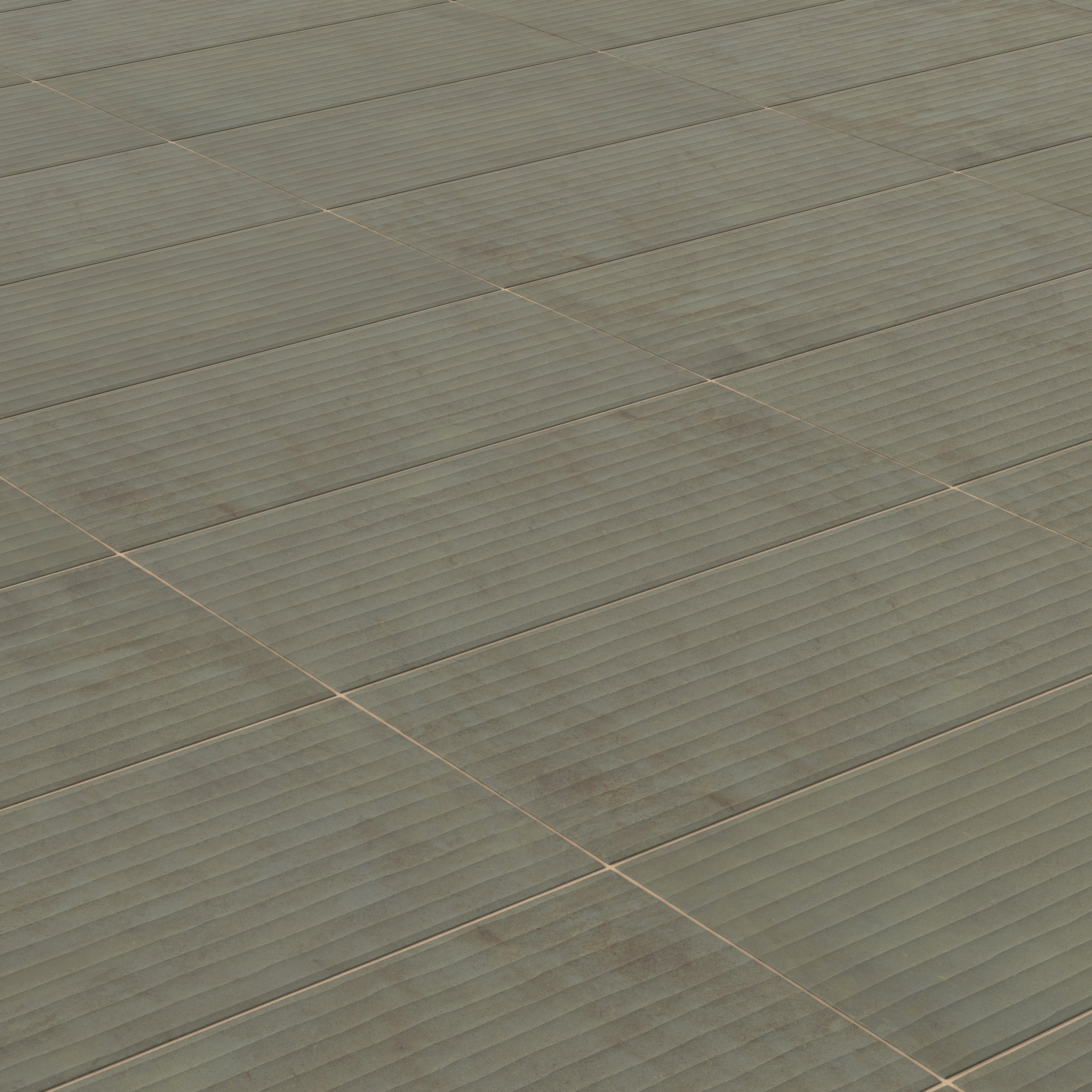 Kai 12x24 Flute Porcelain Tile in Jade