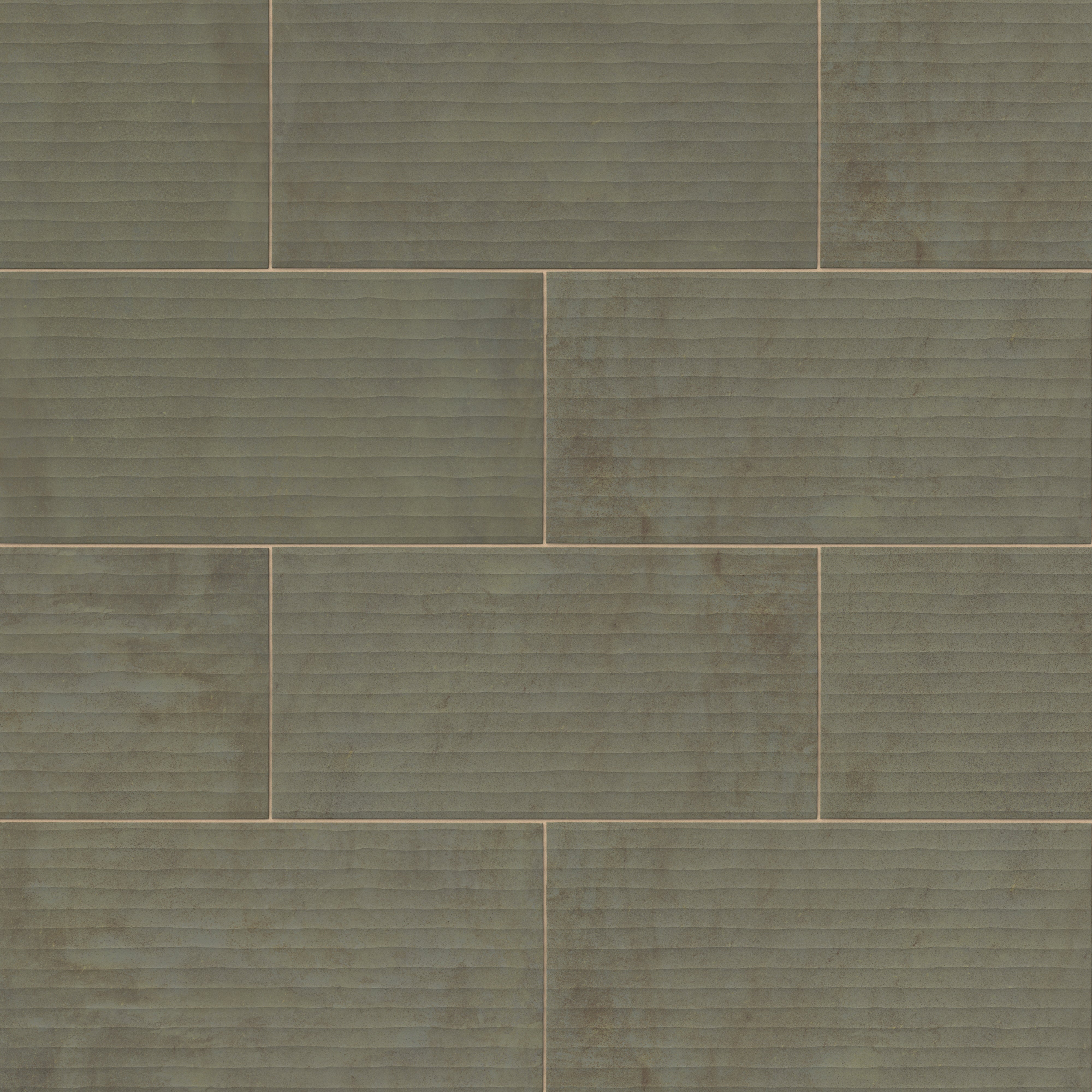 Kai 12x24 Flute Porcelain Tile in Jade
