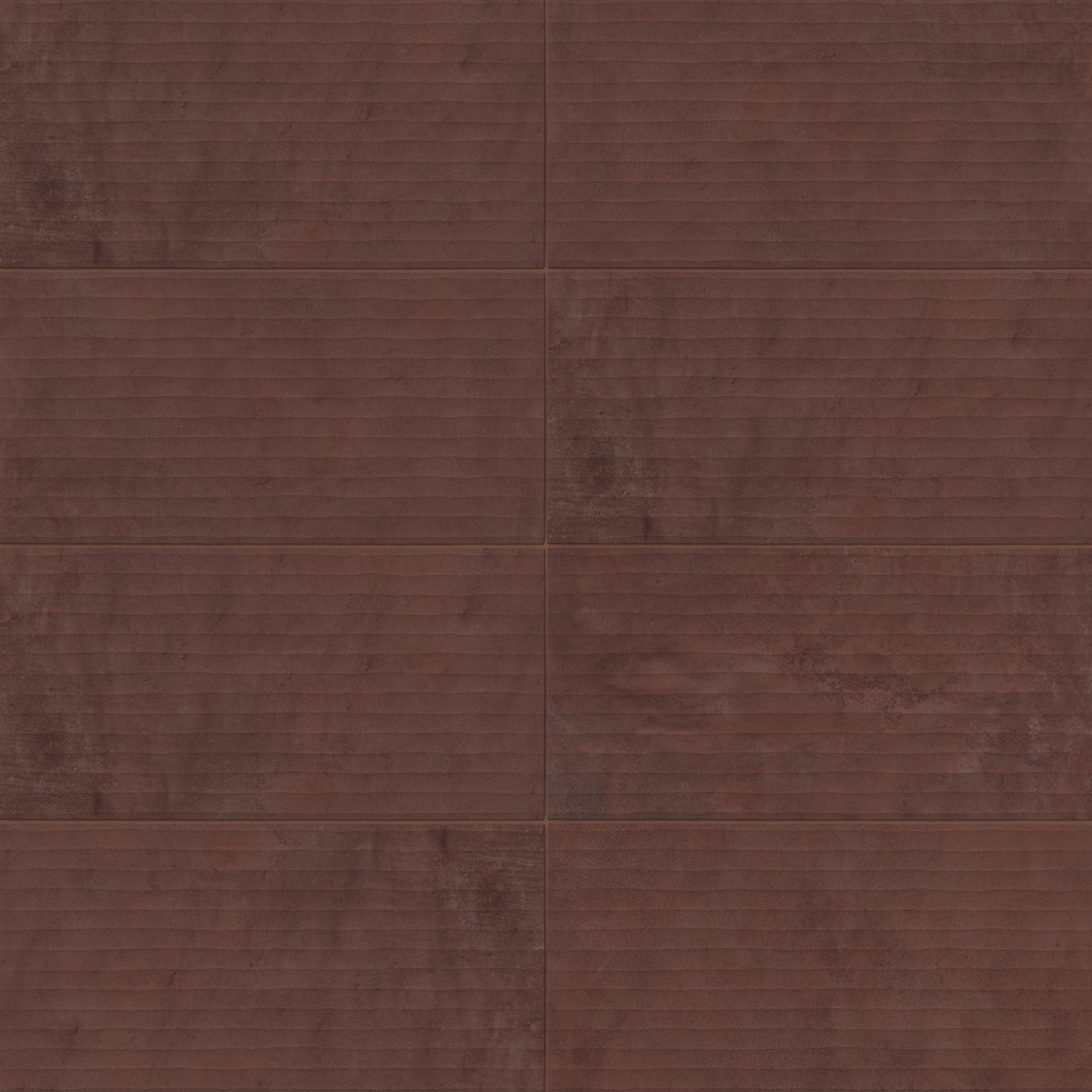 Kai 12x24 Flute Porcelain Tile in Marron