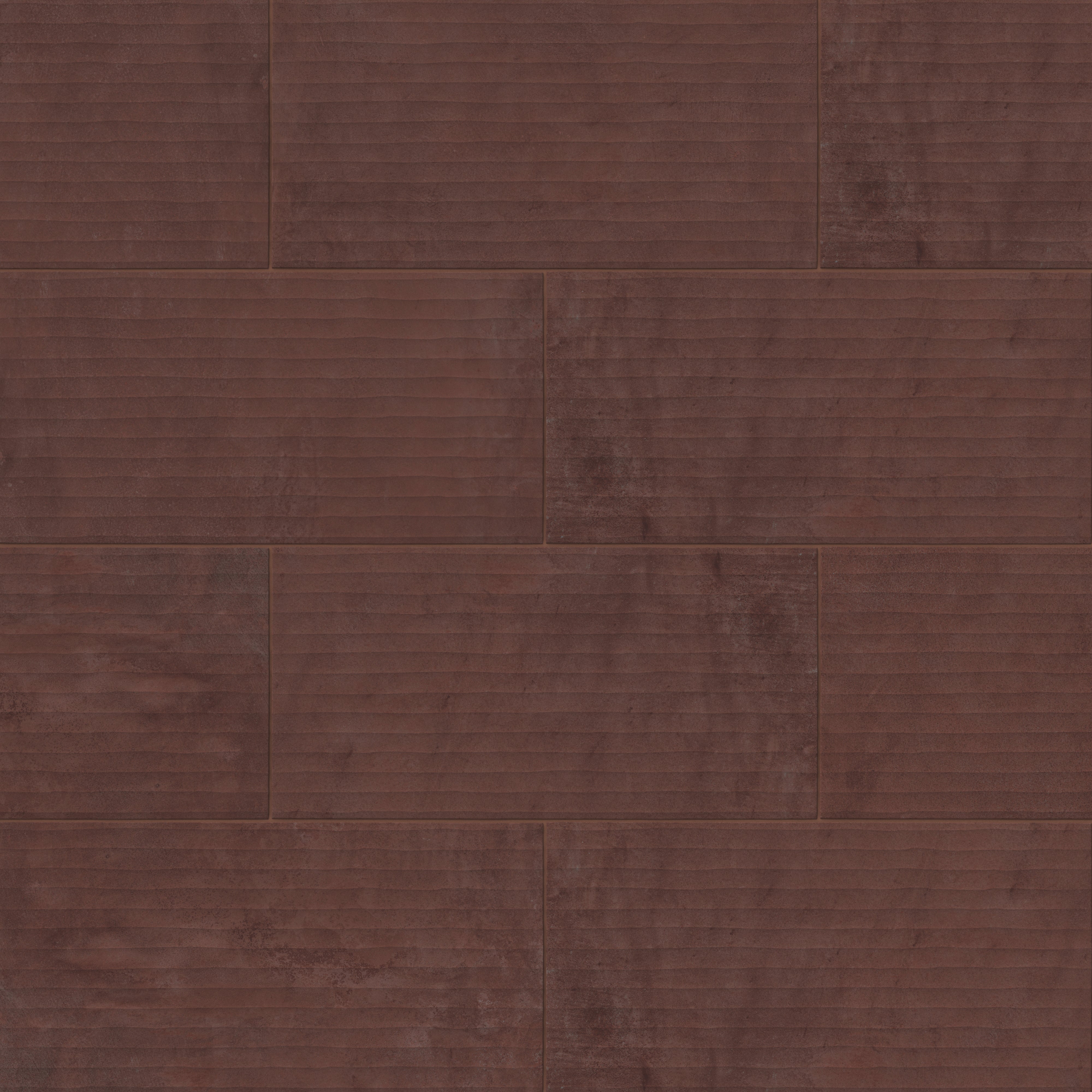 Kai 12x24 Flute Porcelain Tile in Marron