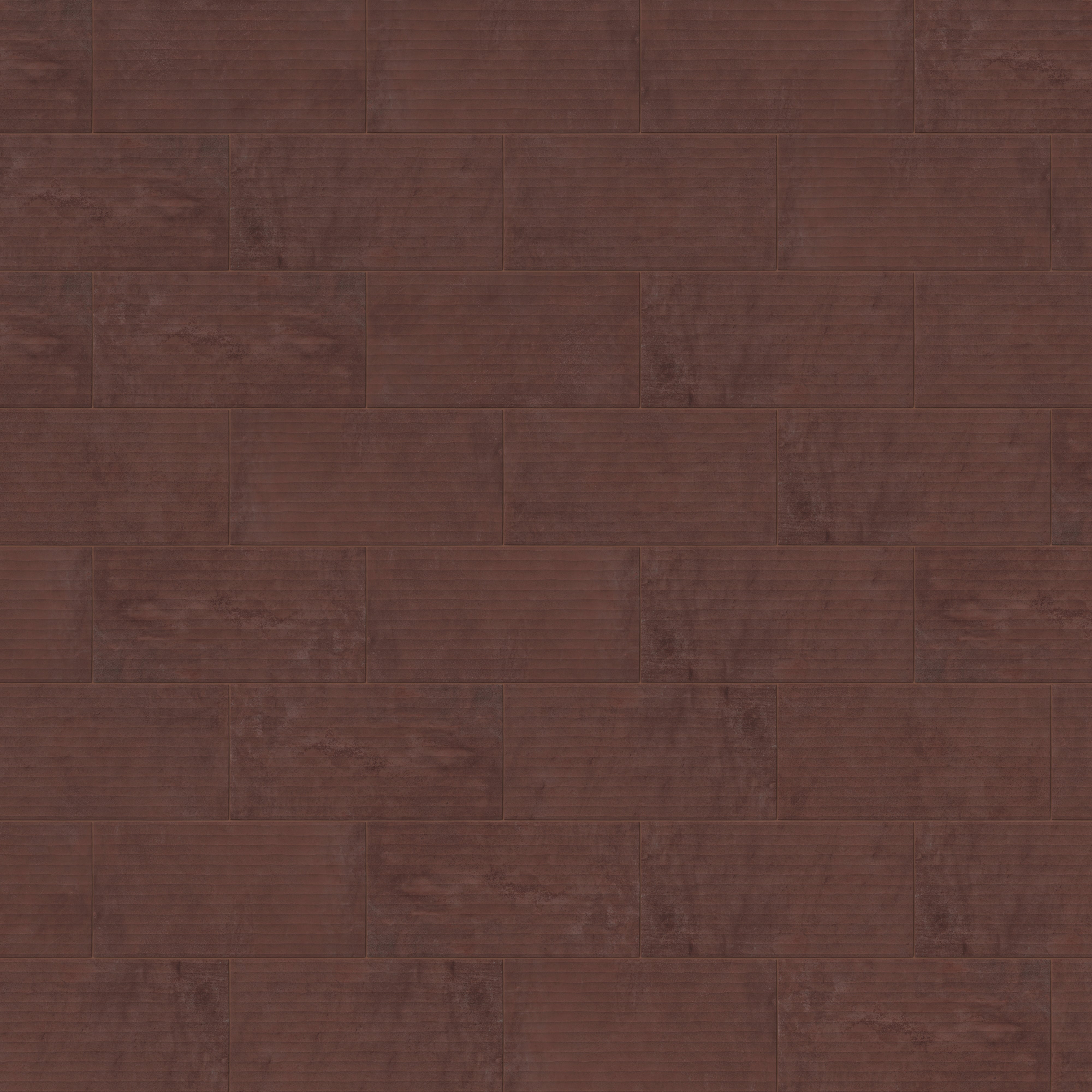 Kai 12x24 Flute Porcelain Tile in Marron