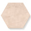 Kai 10x10 Matte Porcelain Hexagon Tile in Alabaster