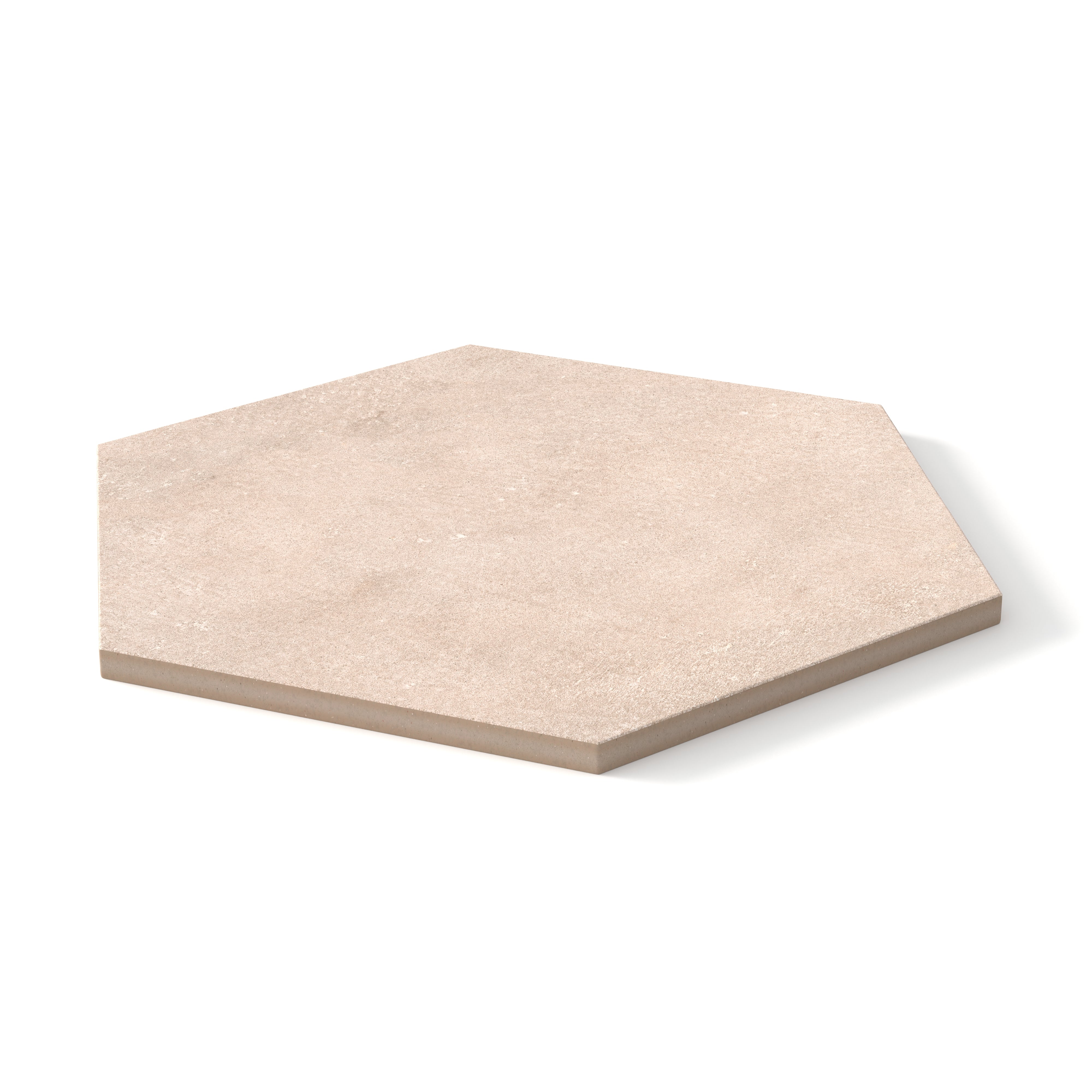 Kai 10x10 Matte Porcelain Hexagon Tile in Alabaster