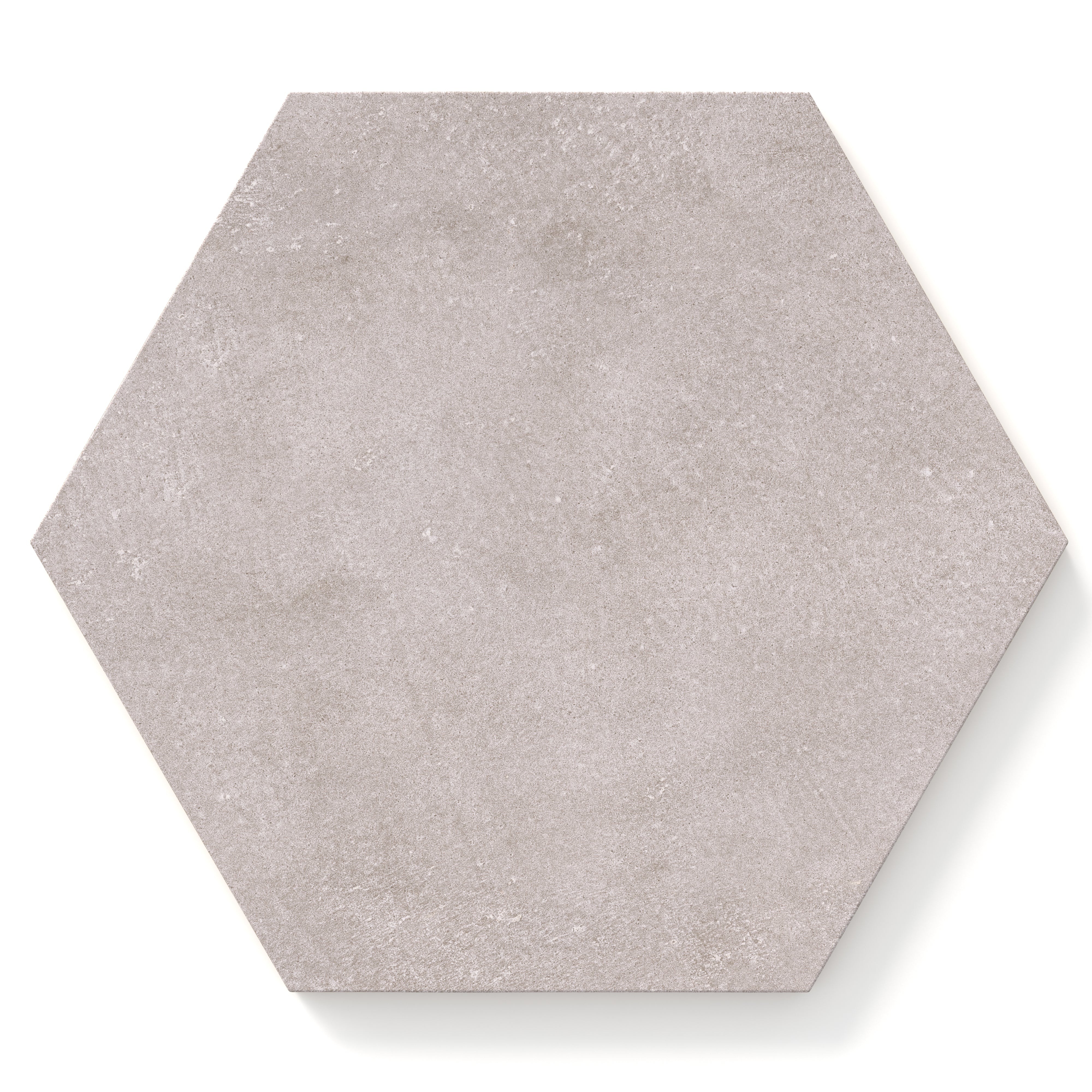 Kai 10x10 Matte Porcelain Hexagon Tile in Smoke
