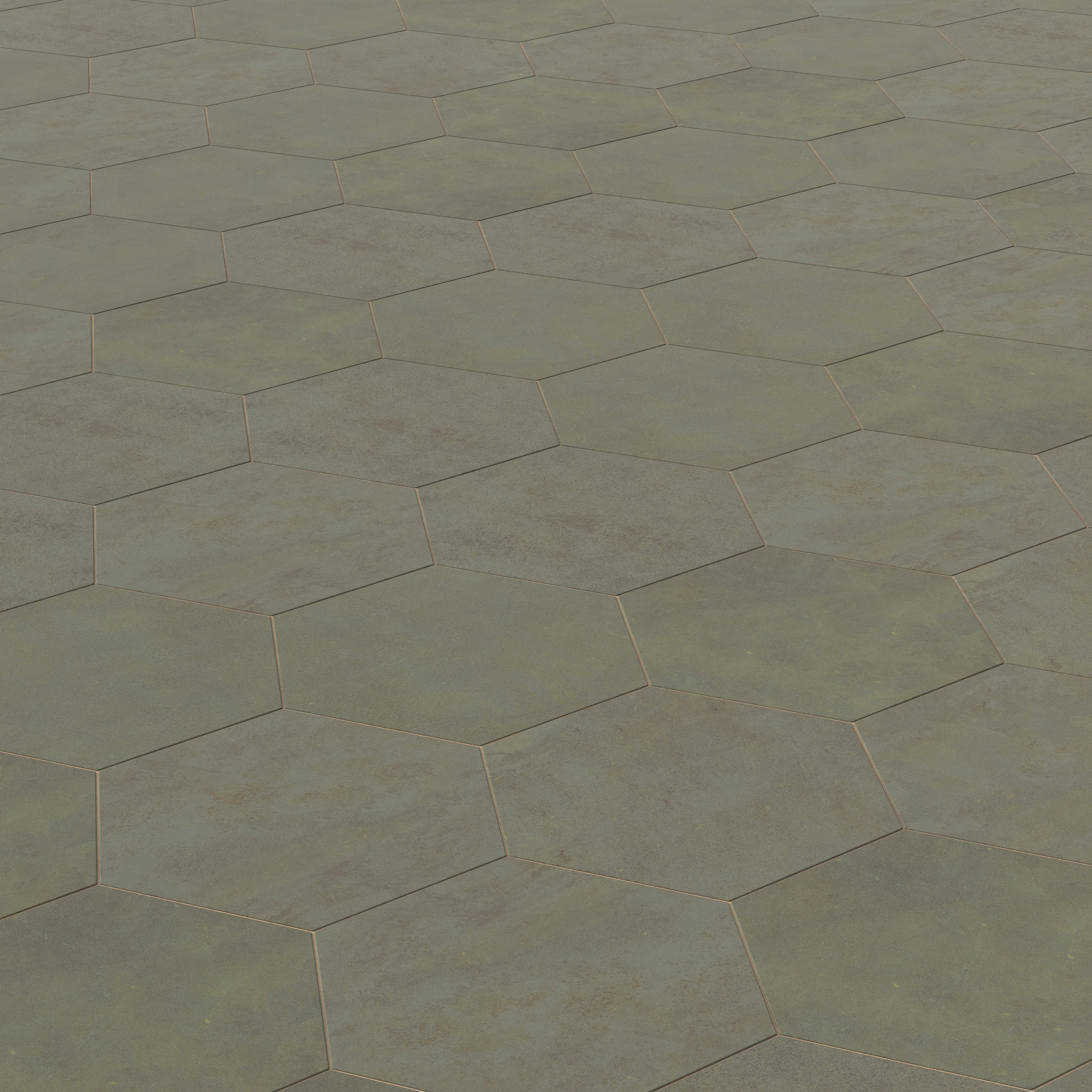 Kai 10x10 Matte Porcelain Hexagon Tile in Jade