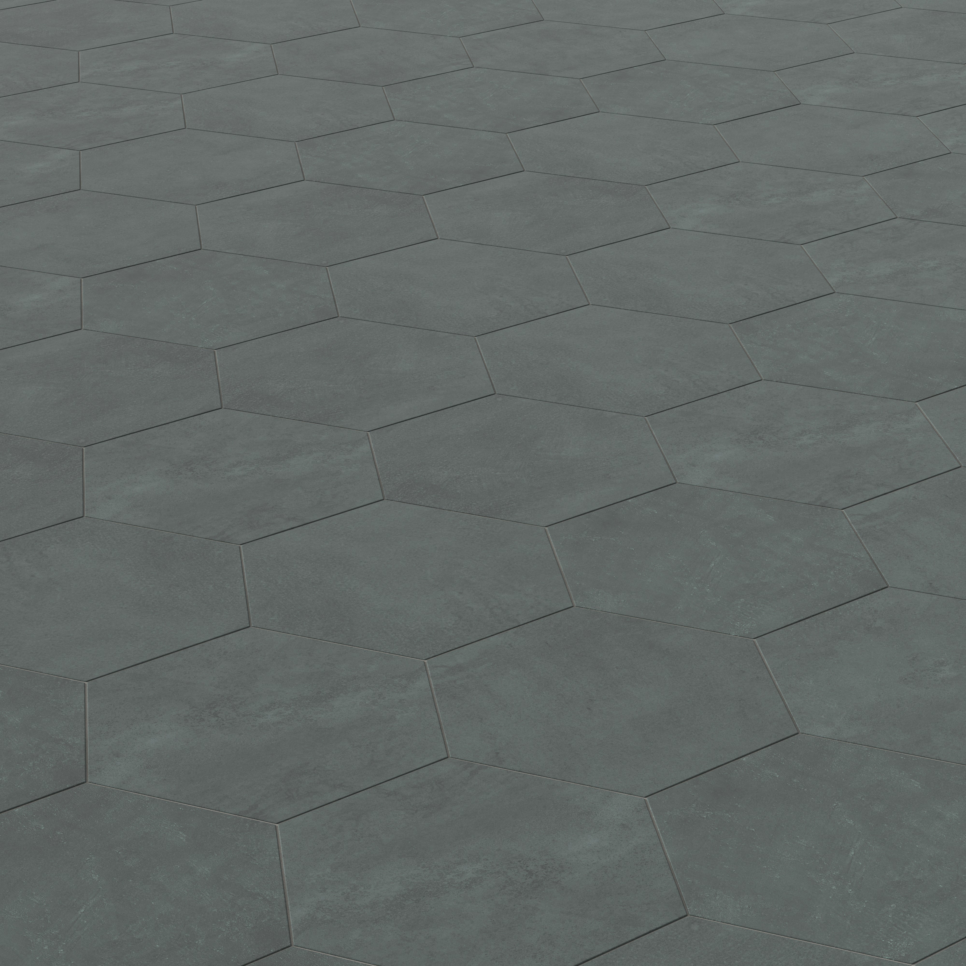 Kai 10x10 Matte Porcelain Hexagon Tile in Marine