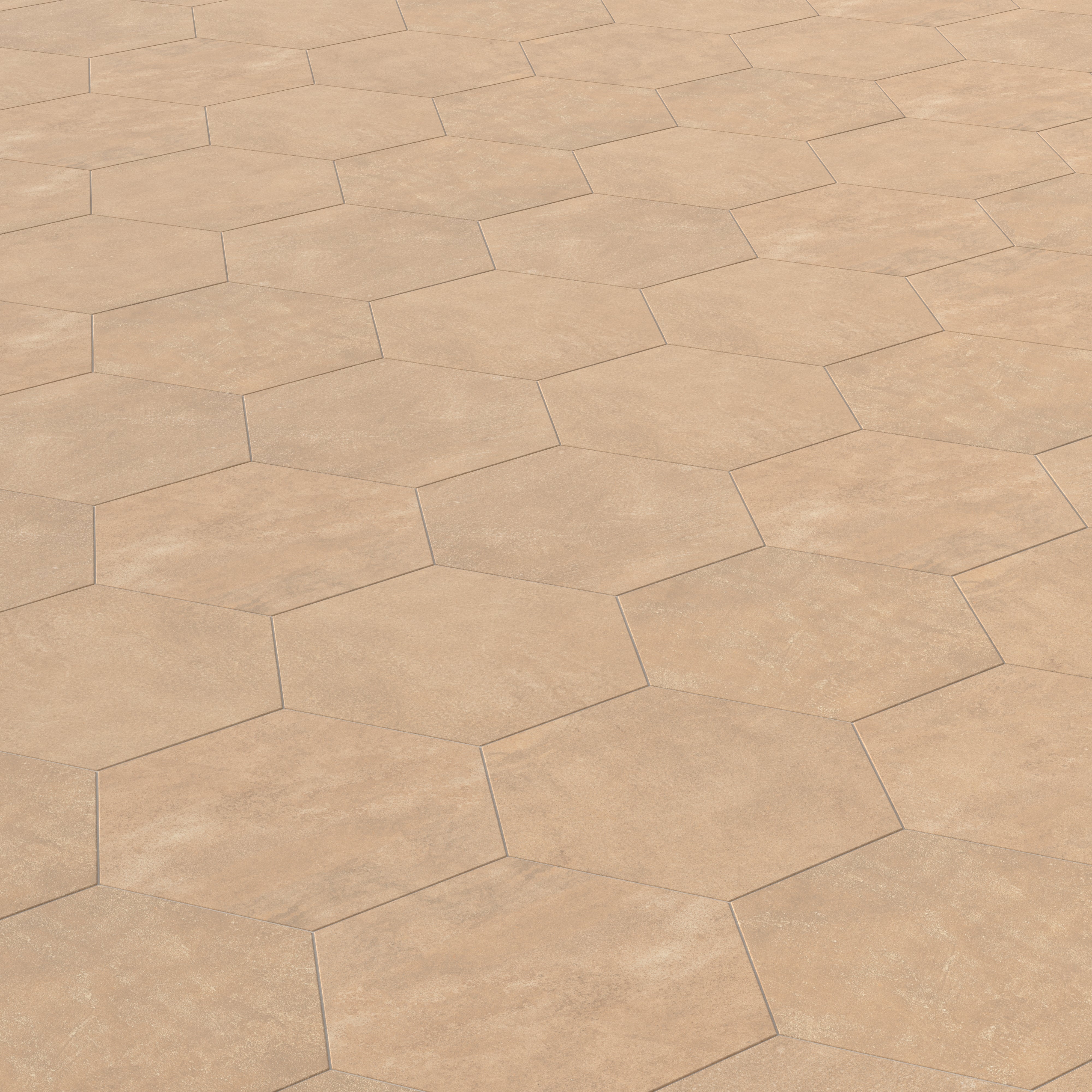 Kai 10x10 Matte Porcelain Hexagon Tile in Buttercup