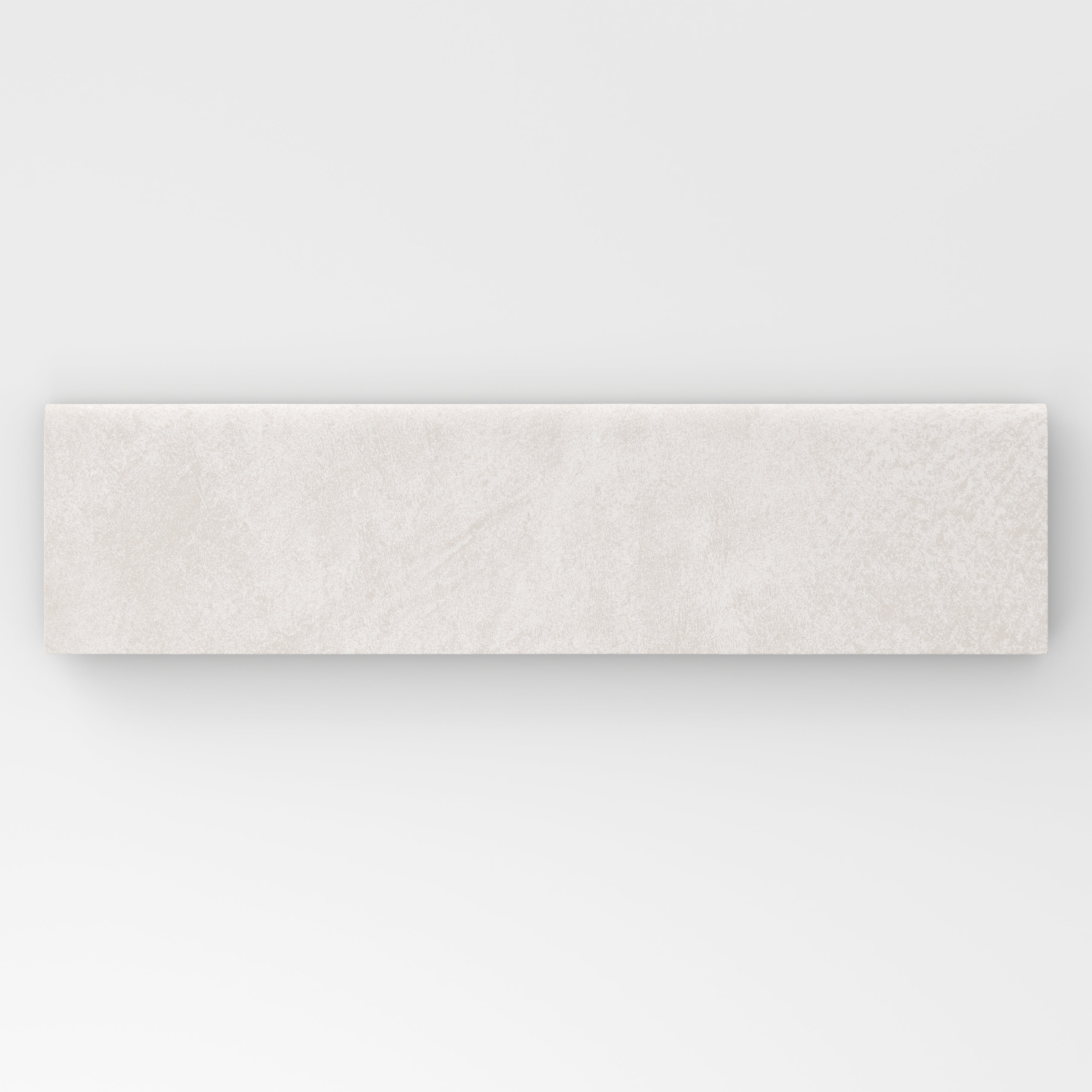 Kai 3x12 Bullnose Matte Porcelain Tile in Whisper