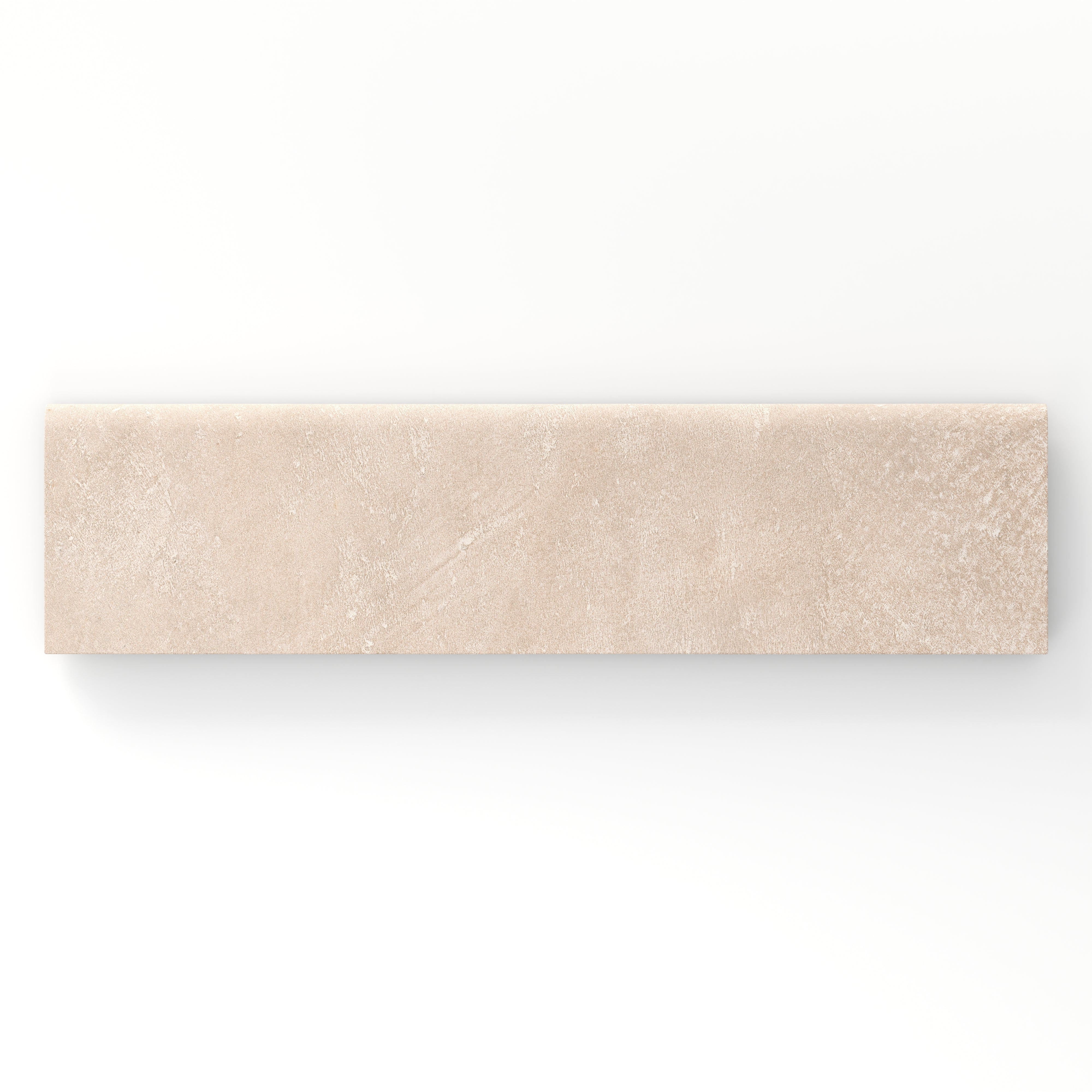 Kai 3x12 Bullnose Matte Porcelain Tile in Alabaster