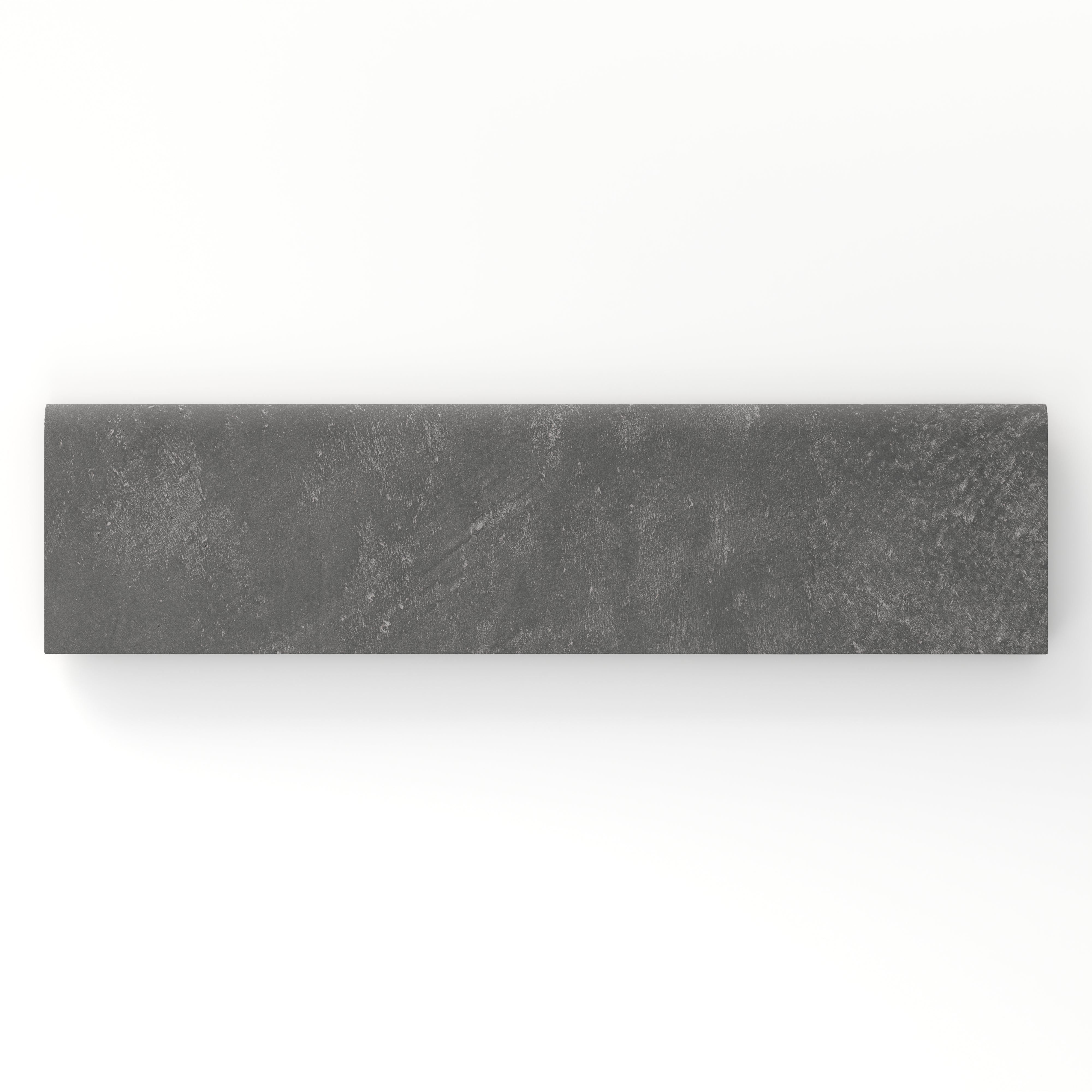 Kai 3x12 Bullnose Matte Porcelain Tile in Moka