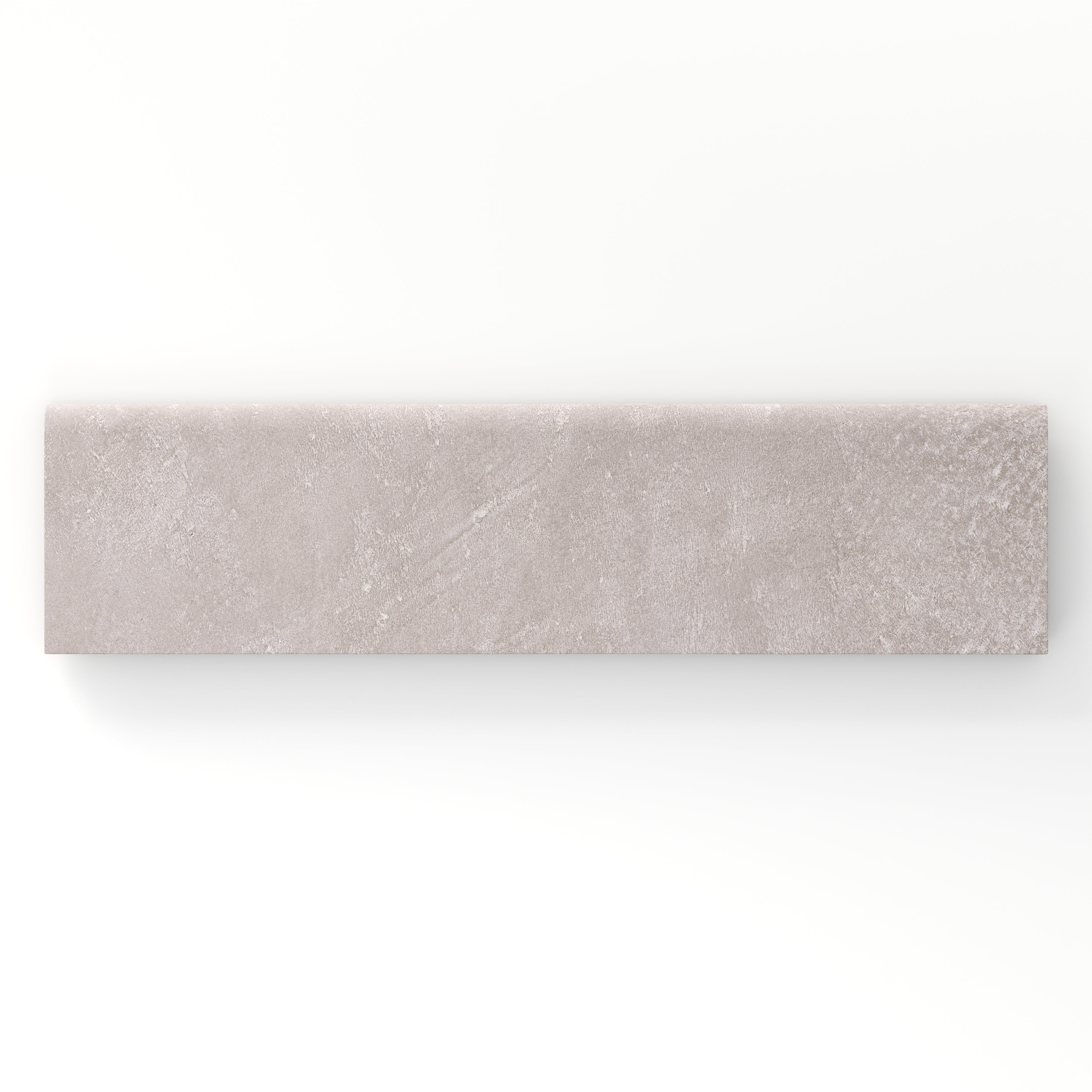Kai 3x12 Bullnose Matte Porcelain Tile in Smoke