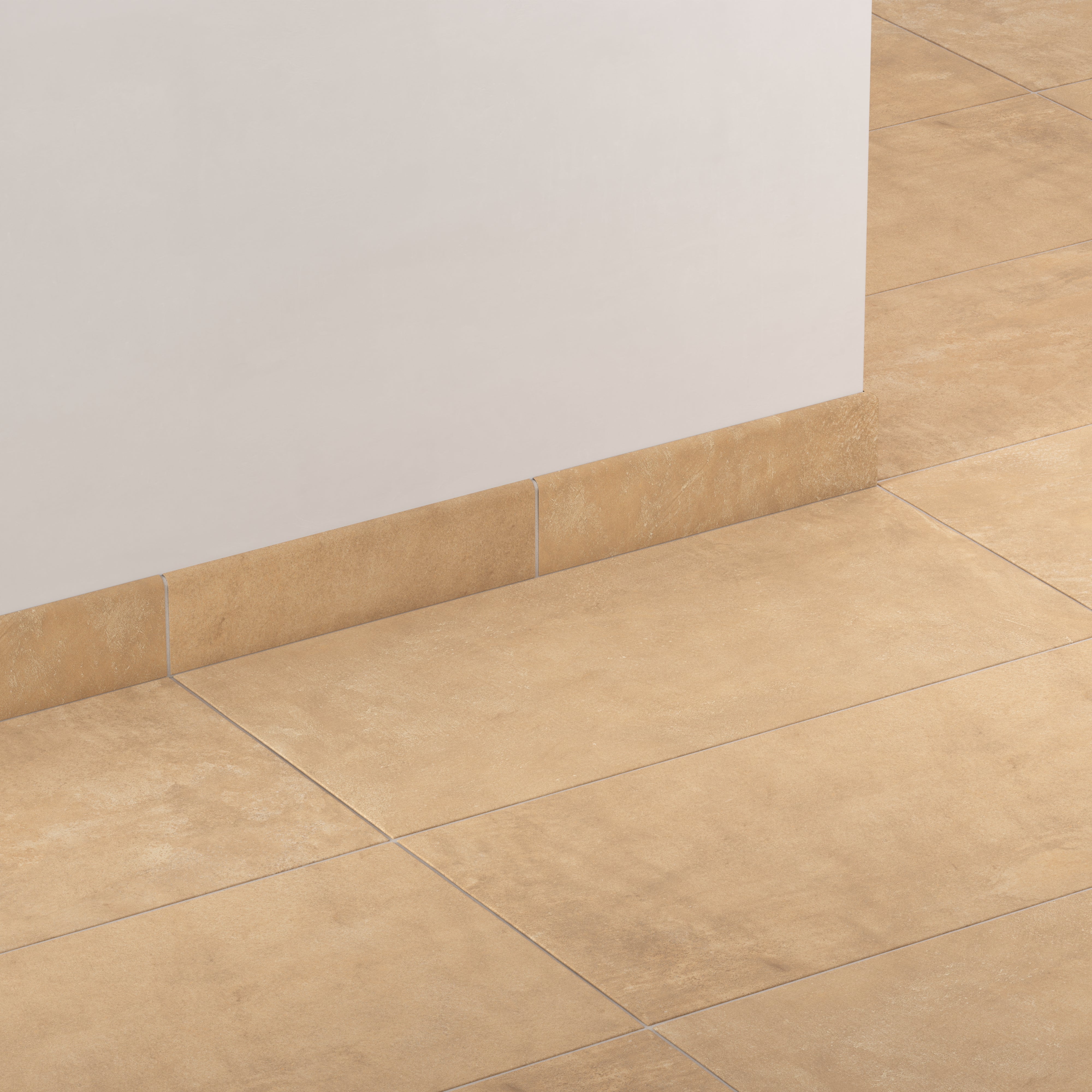 Kai 3x12 Bullnose Matte Porcelain Tile in Buttercup