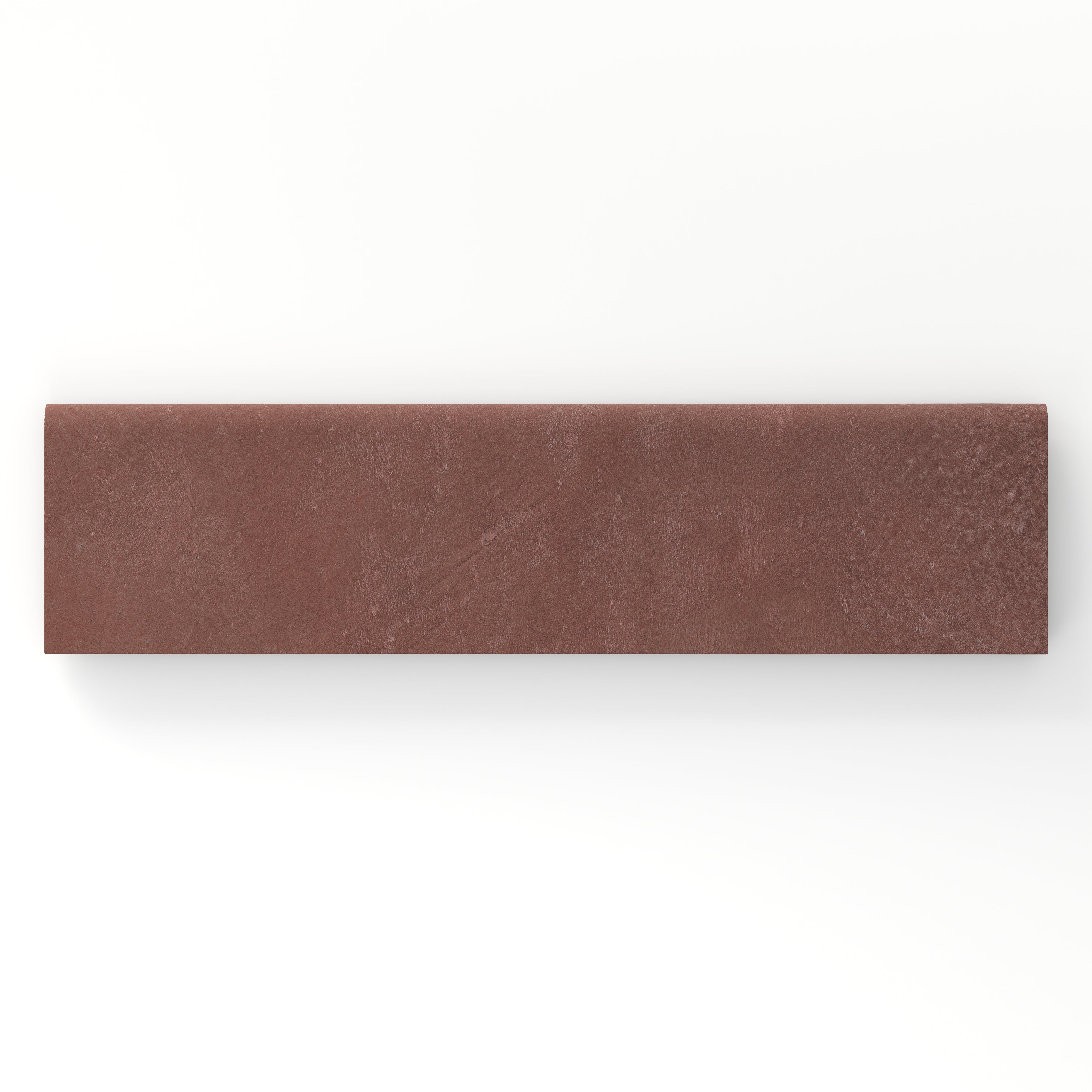 Kai 3x12 Bullnose Matte Porcelain Tile in Marron