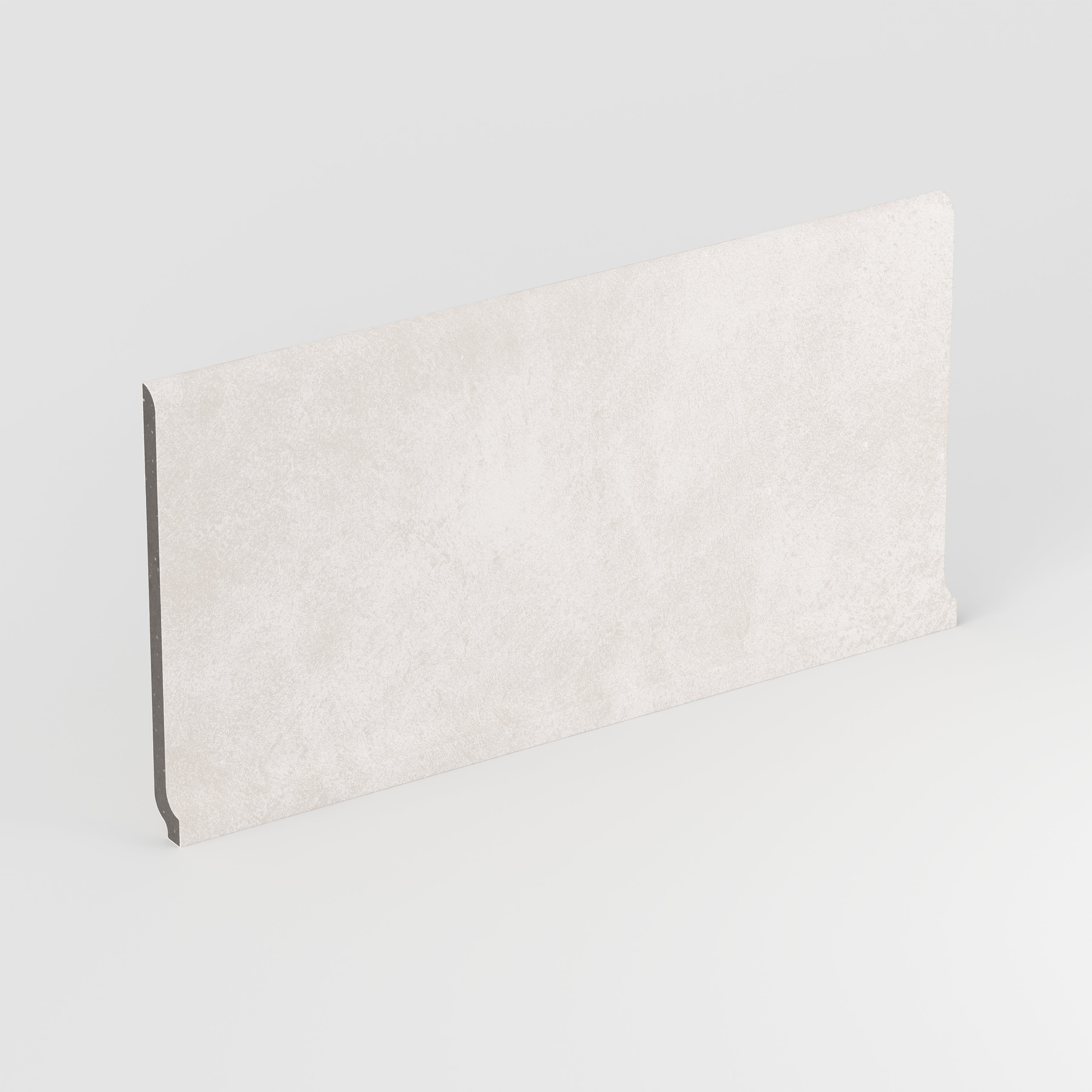 Kai 6x12 Cove Base Matte Porcelain Tile in Whisper