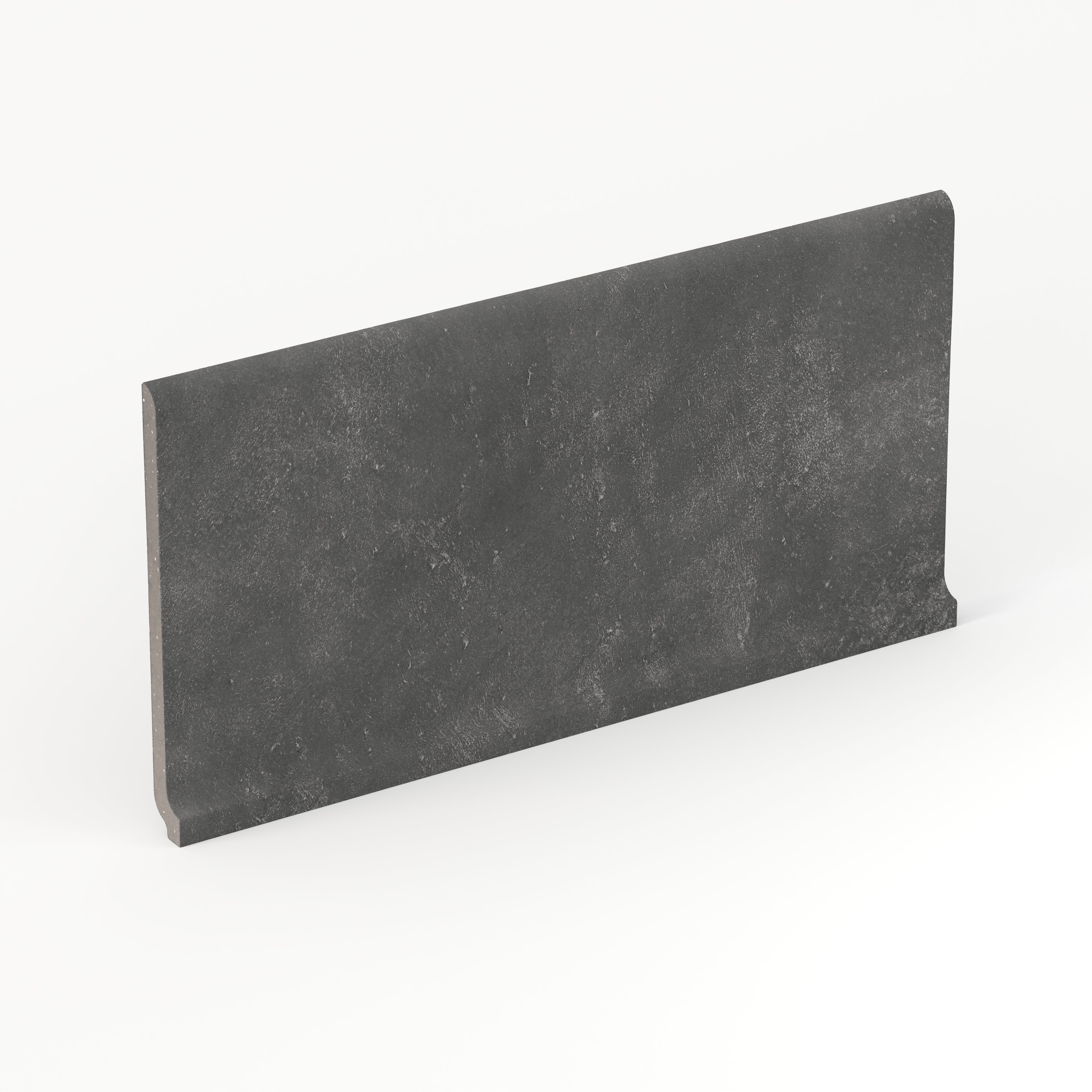 Kai 6x12 Cove Base Matte Porcelain Tile in Moka